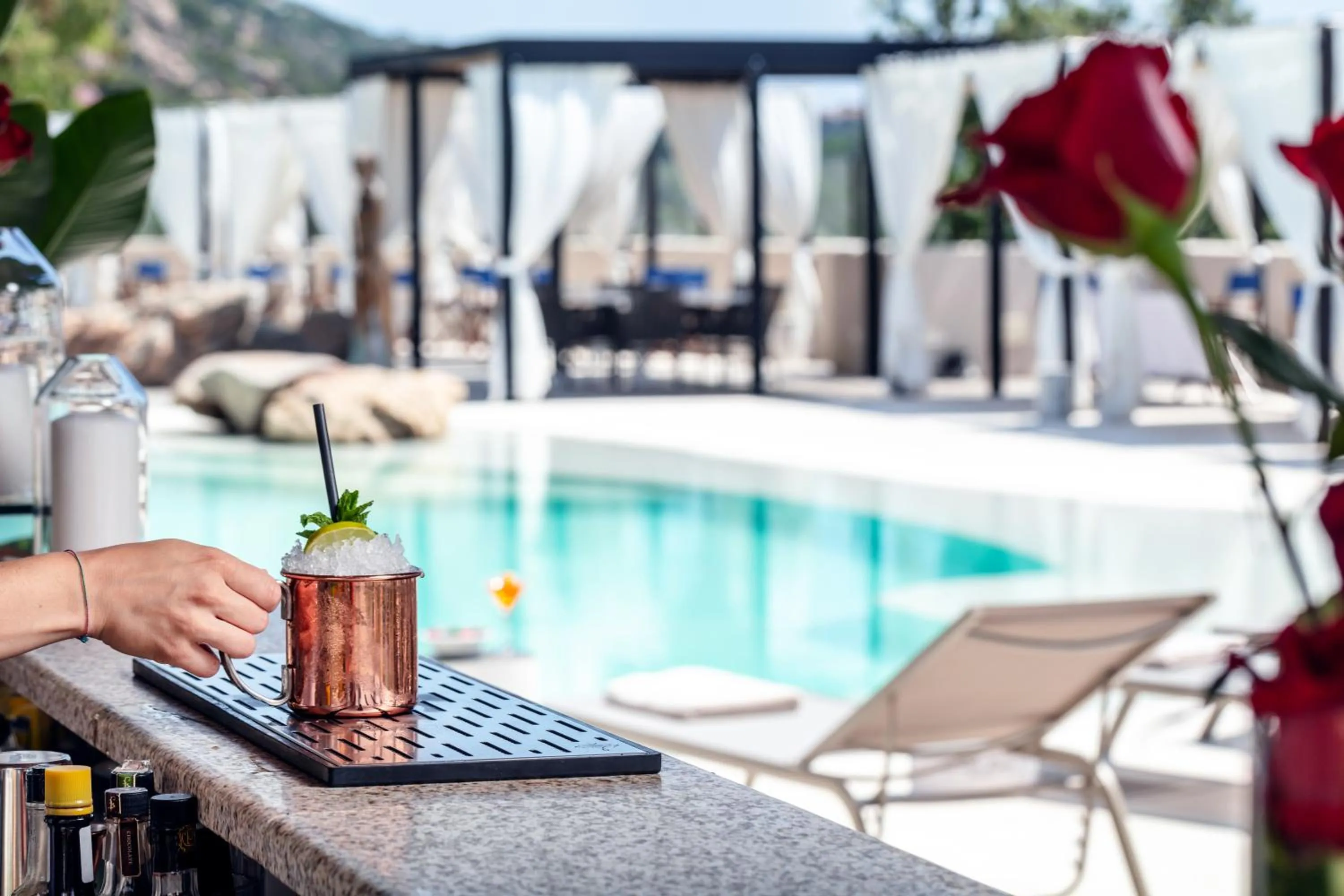 Patio in Hotel delle Rose a Luxury Boutique Hotel