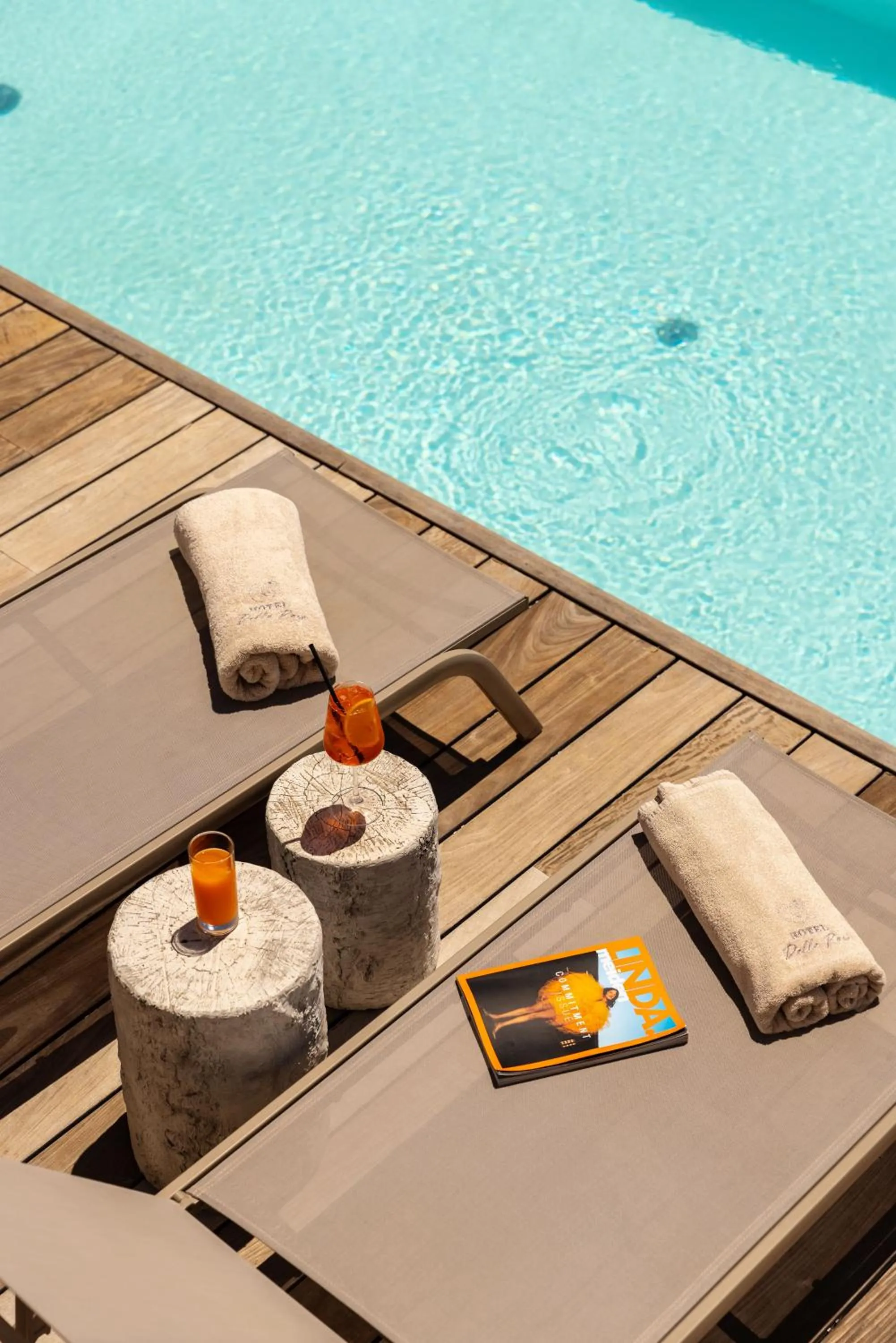 sunbed in Hotel delle Rose a Luxury Boutique Hotel