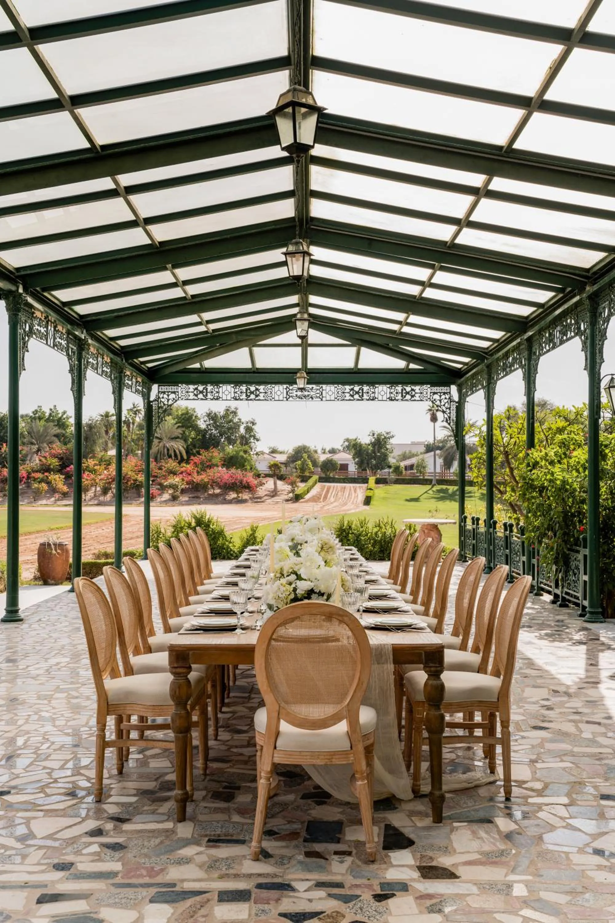 Patio in Meliá Desert Palm Member of Meliá Collection