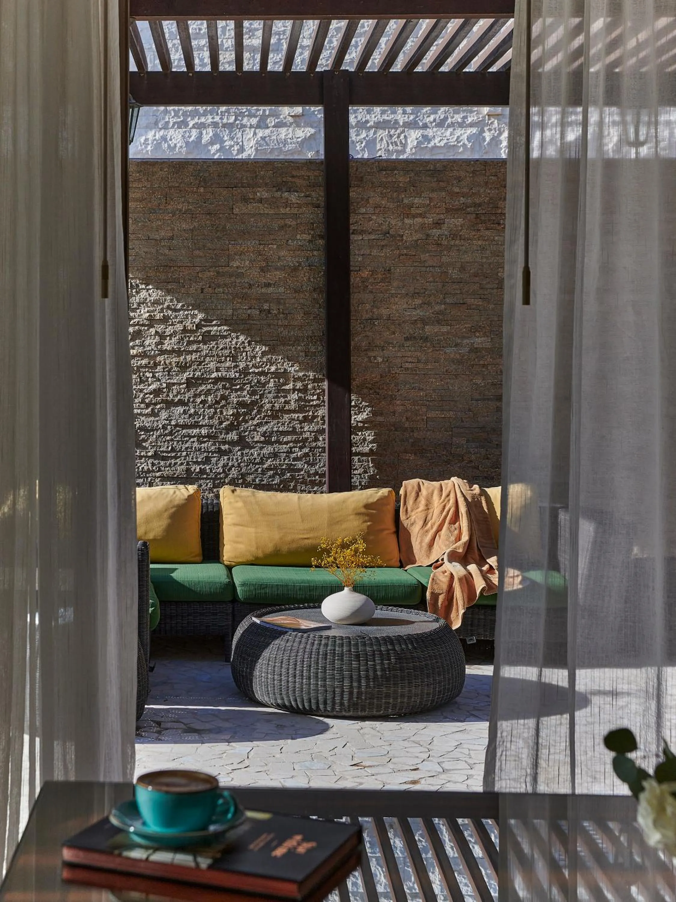 Patio in Meliá Desert Palm Member of Meliá Collection