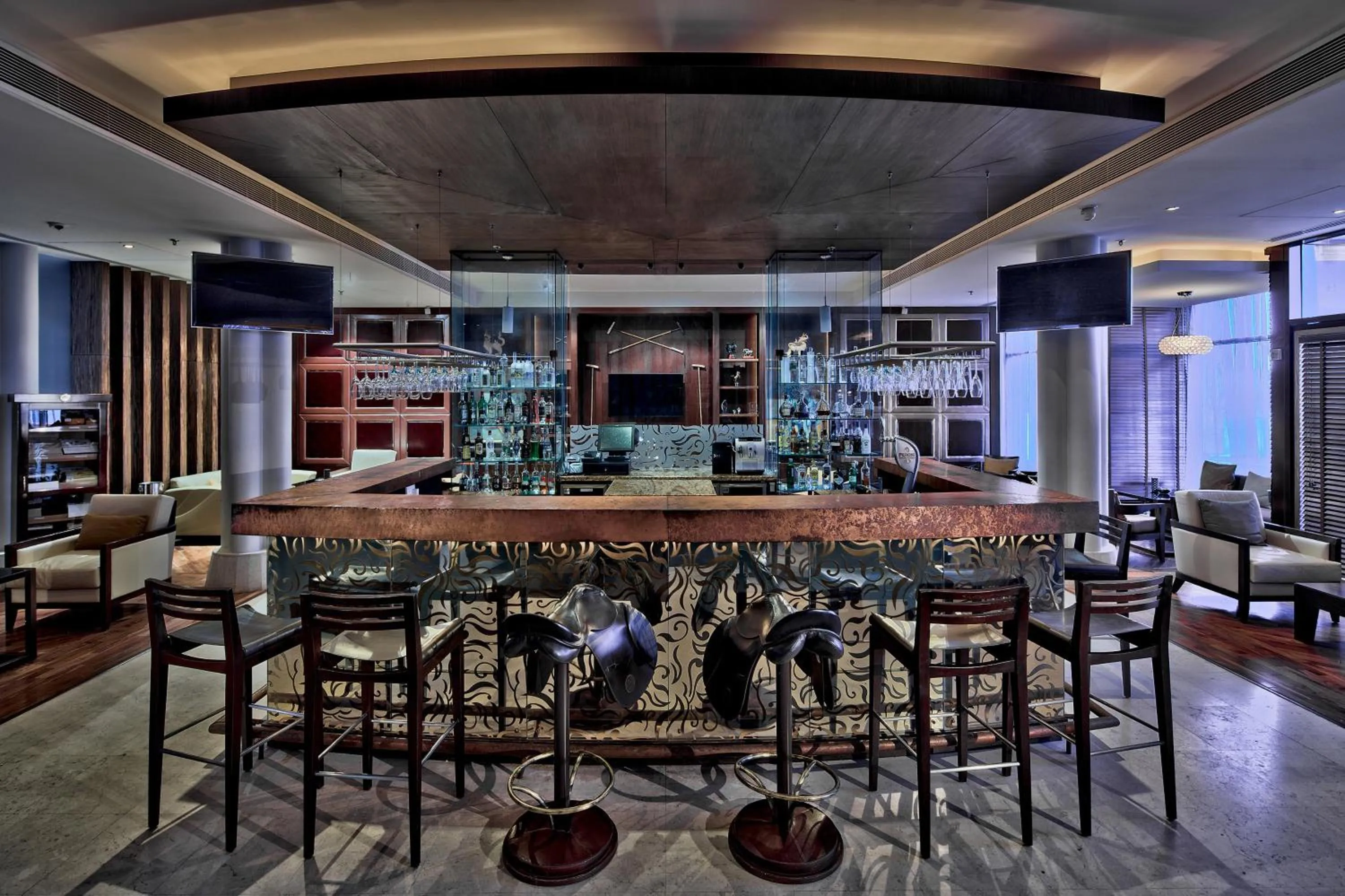 Lounge or bar in Meliá Desert Palm Member of Meliá Collection