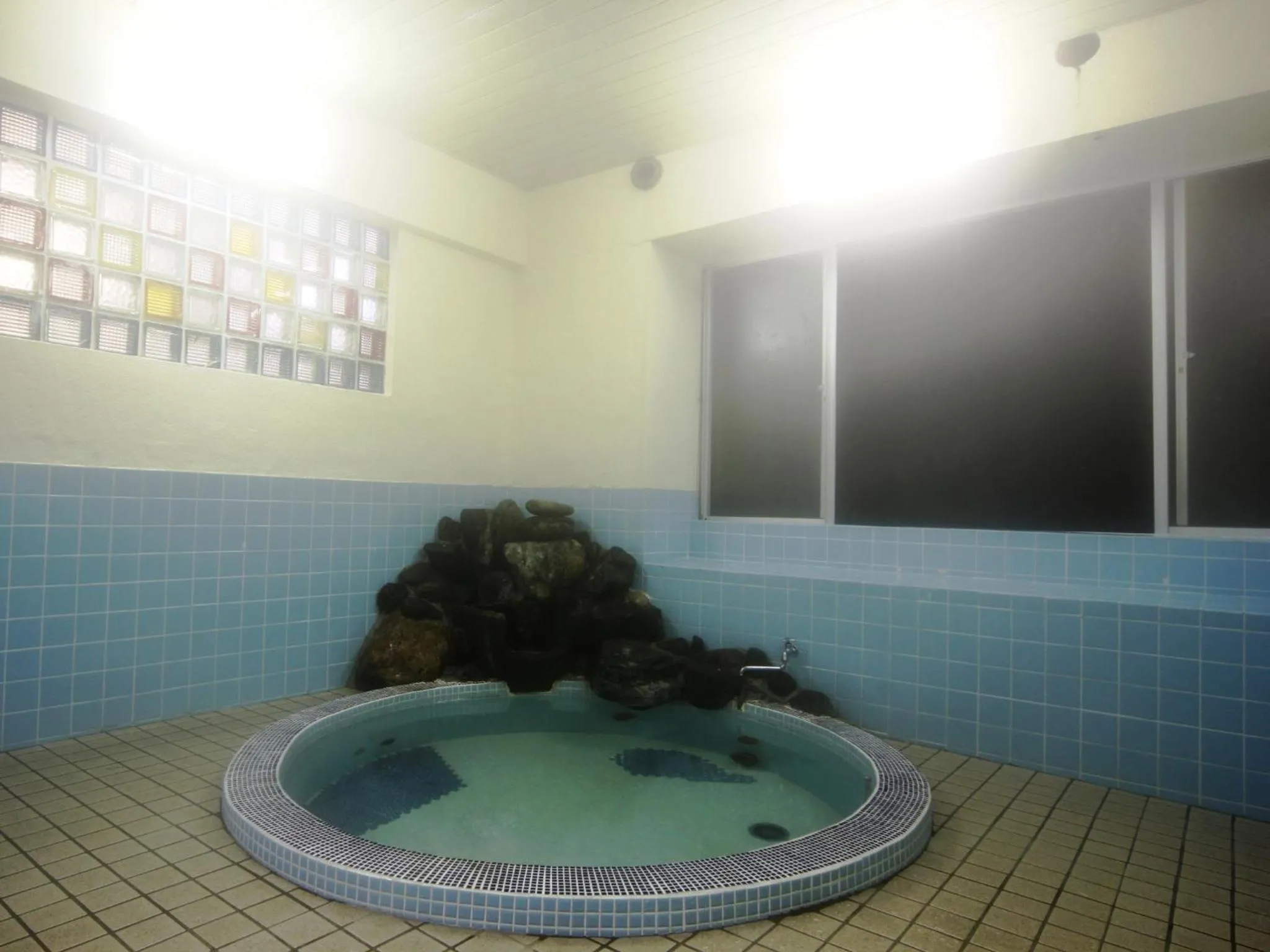 Open Air Bath in Sunrise Meiji-ya