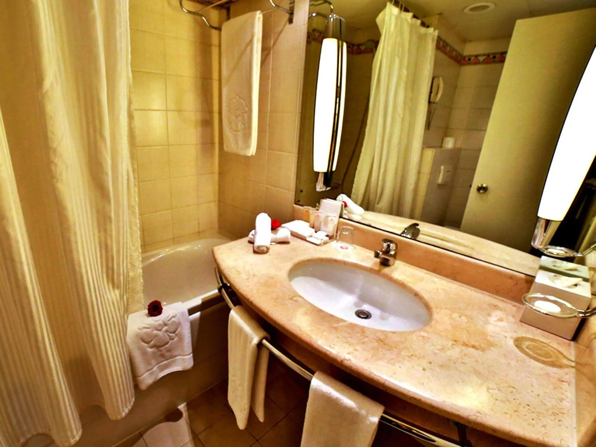 Bathroom in Lancaster Tamar Hotel- Hadath