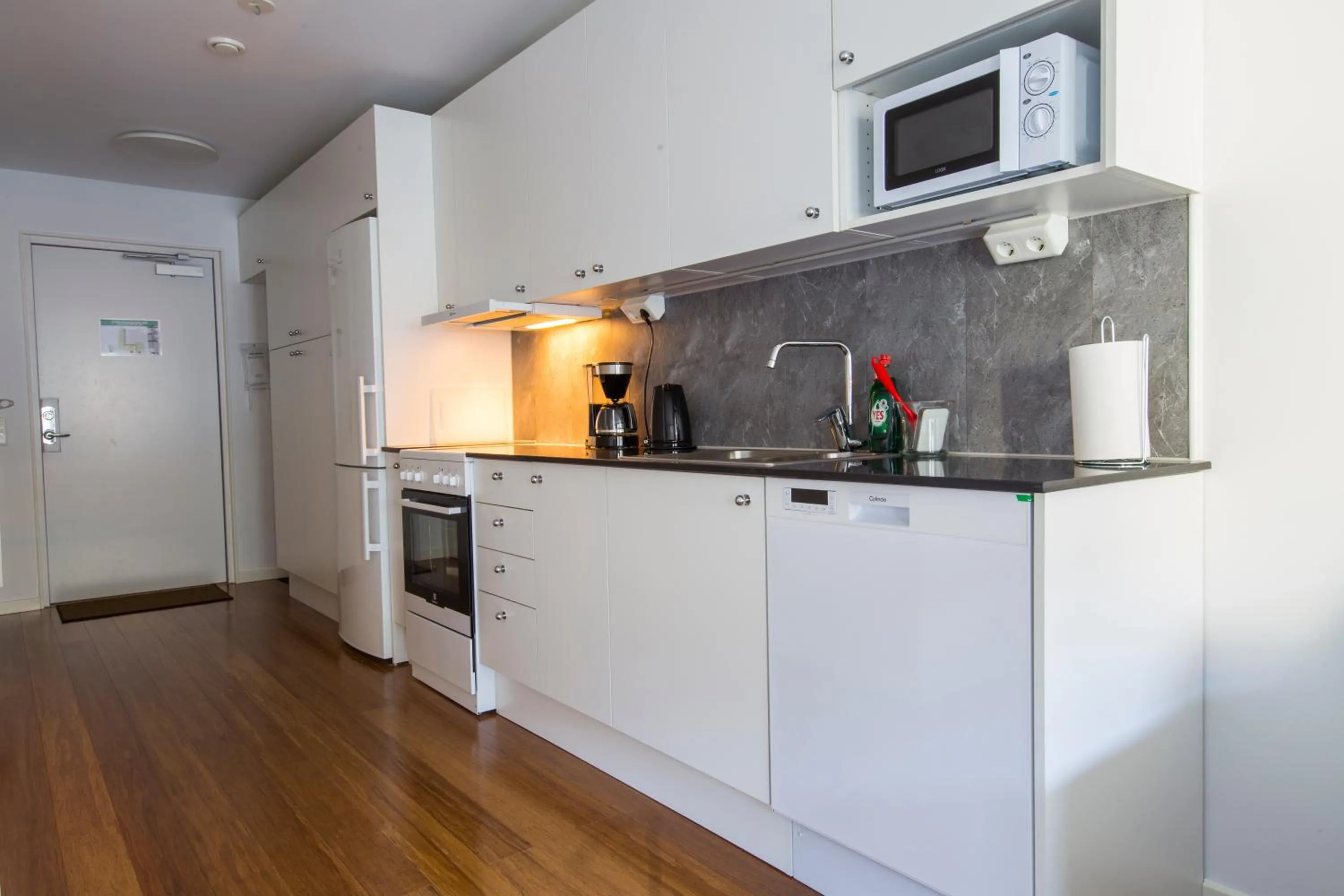 Property building in Continental Apartment Hotel Sollentuna