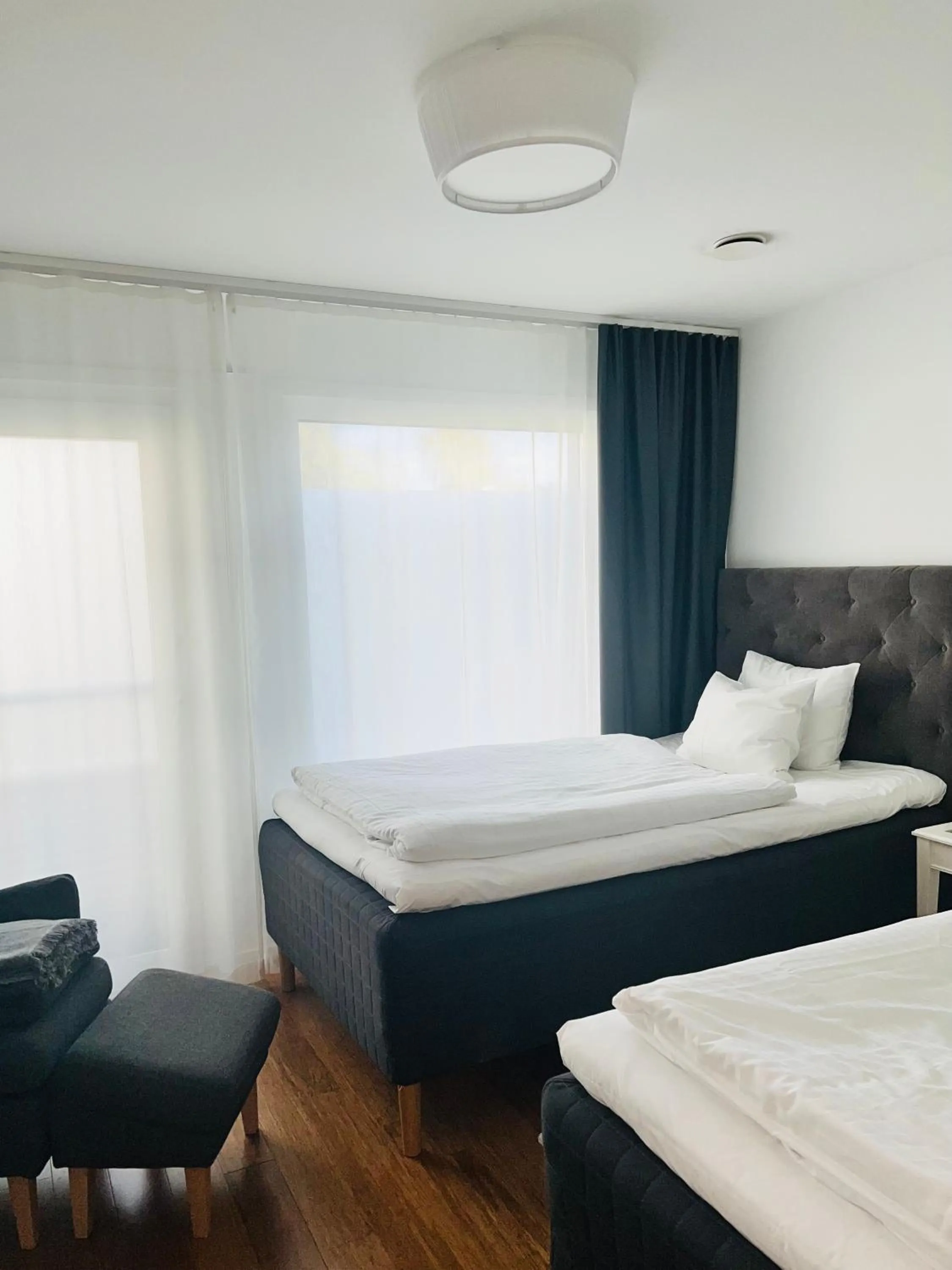 Bed in Continental Apartment Hotel Sollentuna