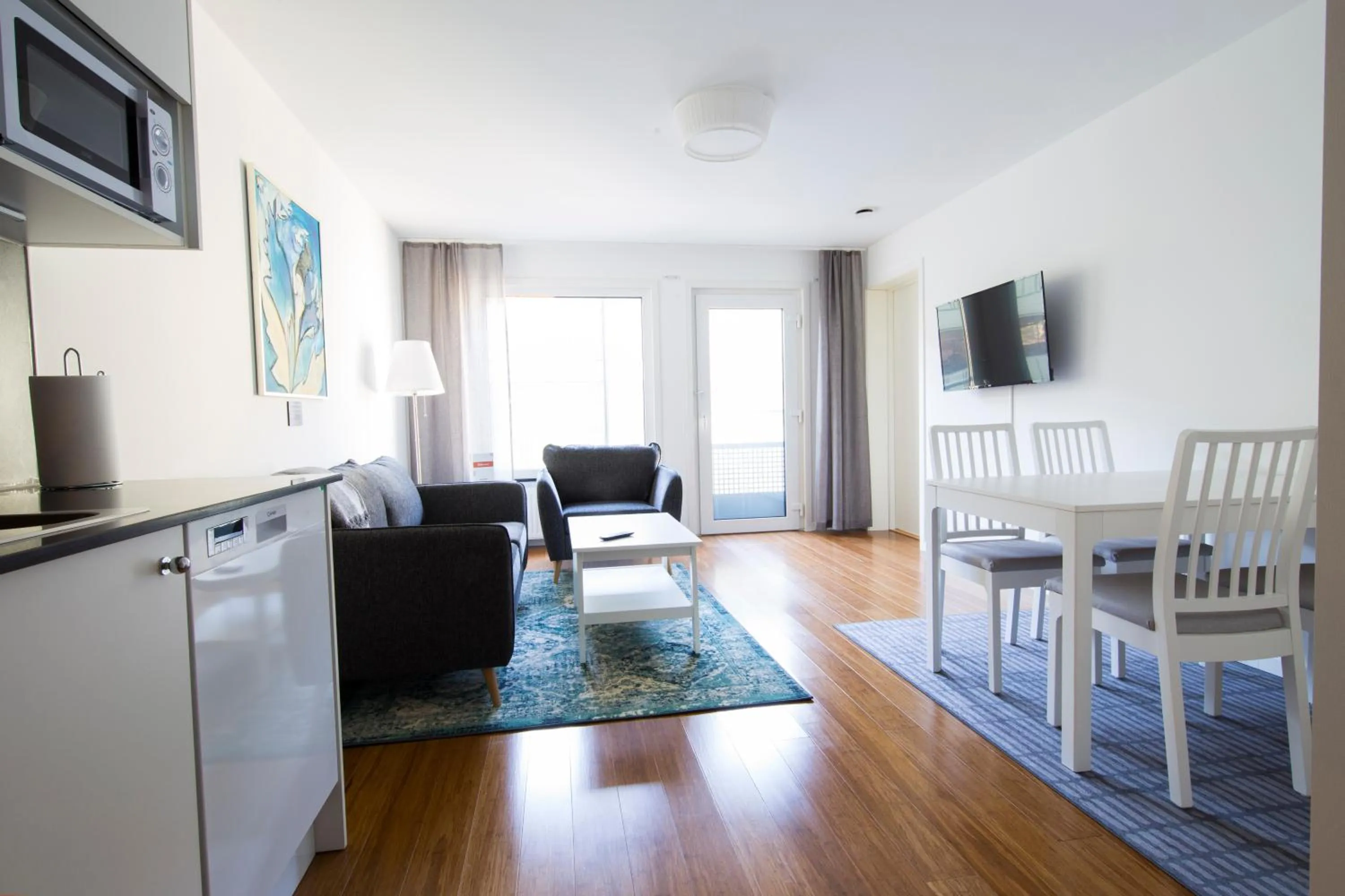 Property building in Continental Apartment Hotel Sollentuna