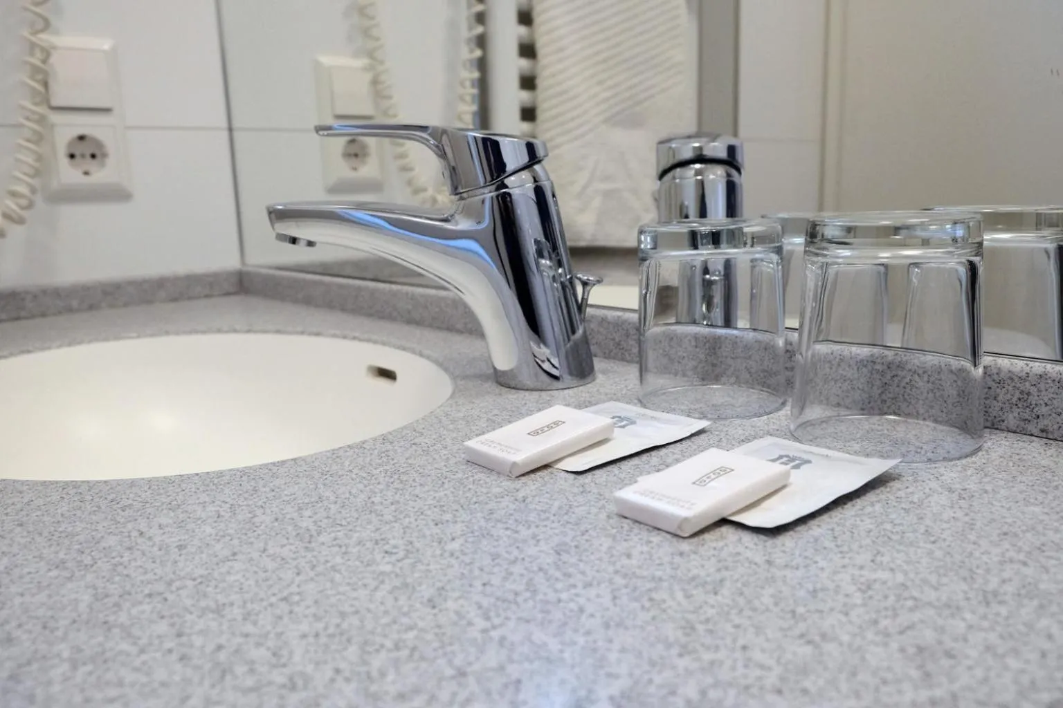 Bathroom in Hotel Find