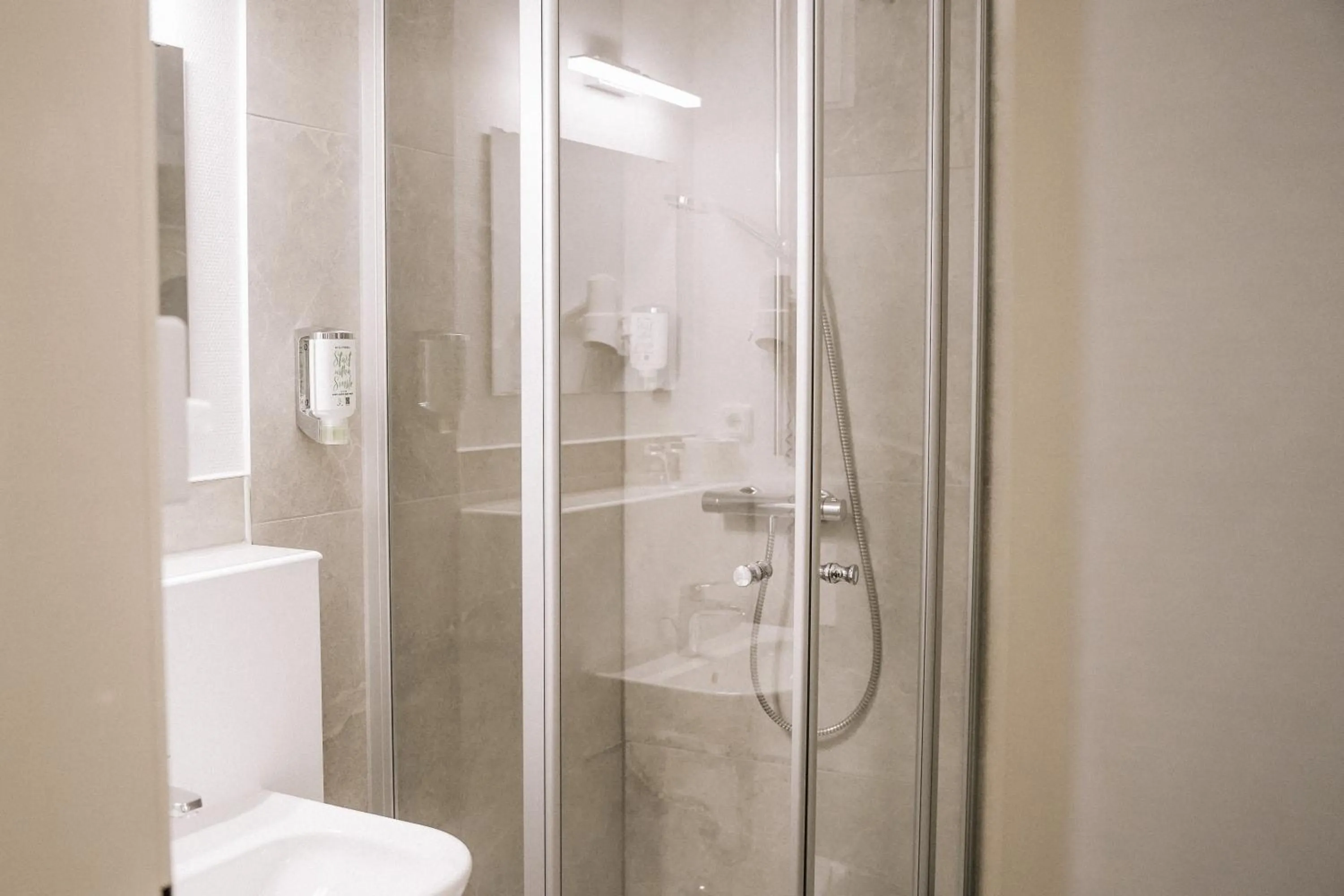 Shower in Landhotel Waldhaus