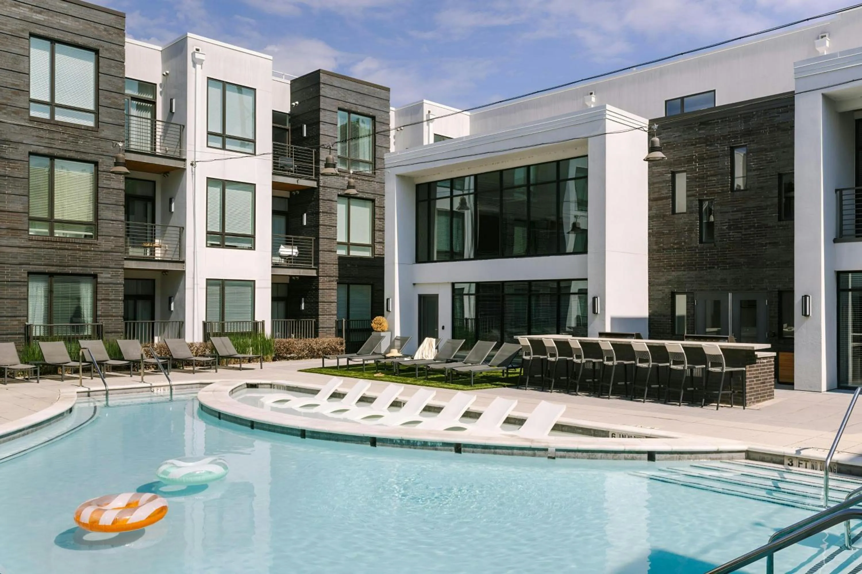 Swimming pool in Sonder by Marriott Bonvoy Village 21 Apartments Hillsboro Village