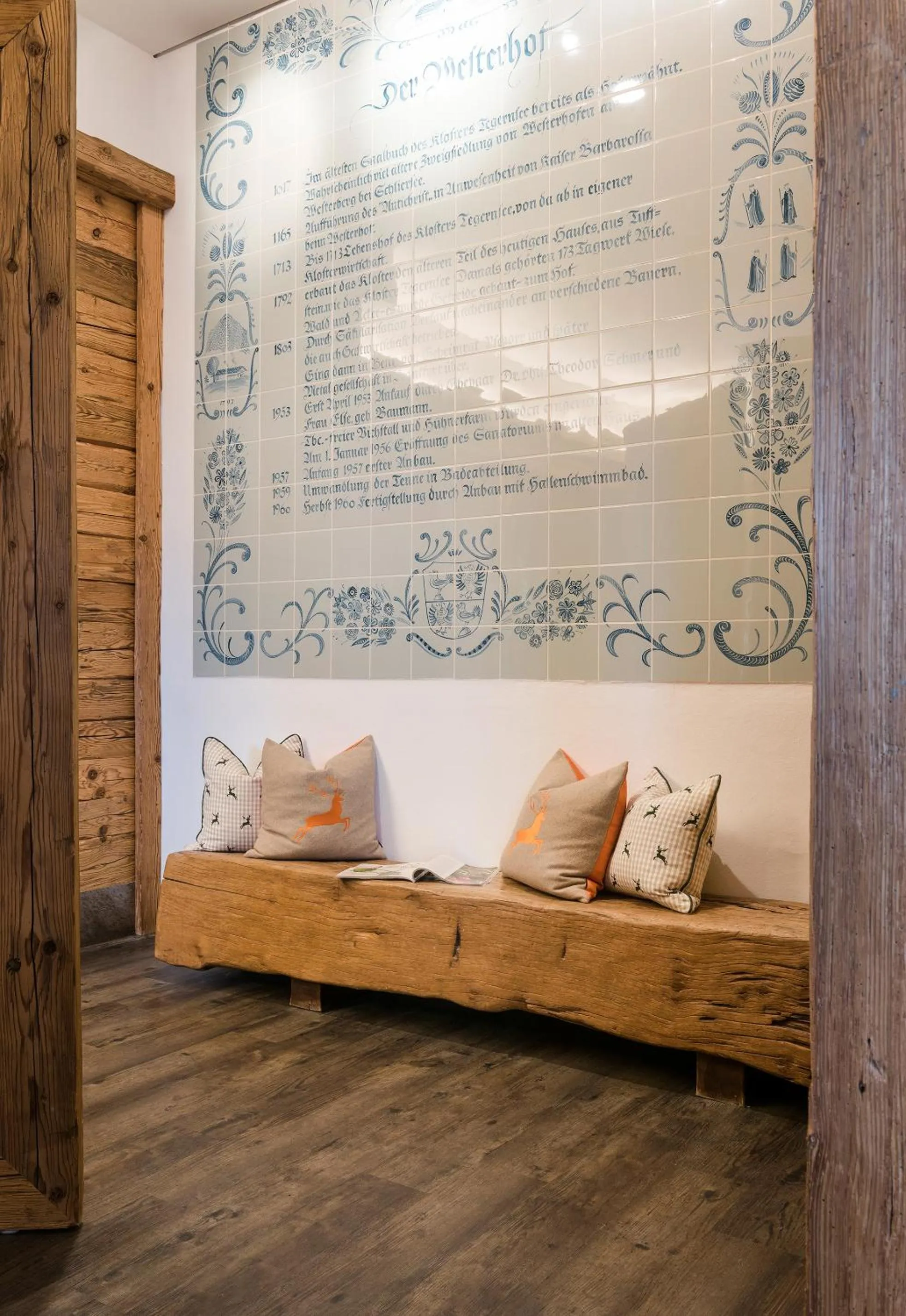 Decorative detail in Der Westerhof Hotel