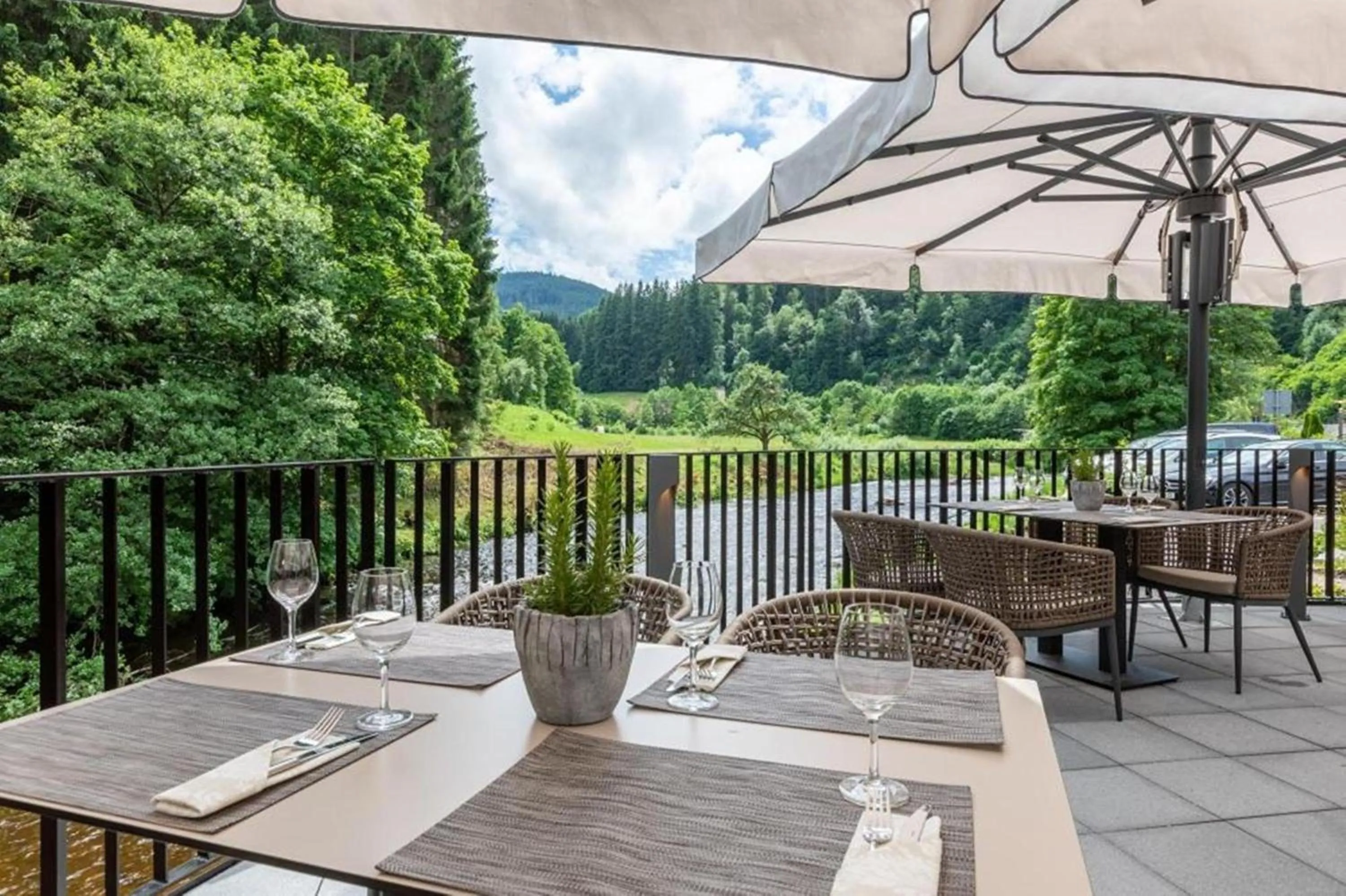 Balcony/Terrace in Sackmann Genuss und Spa Resort