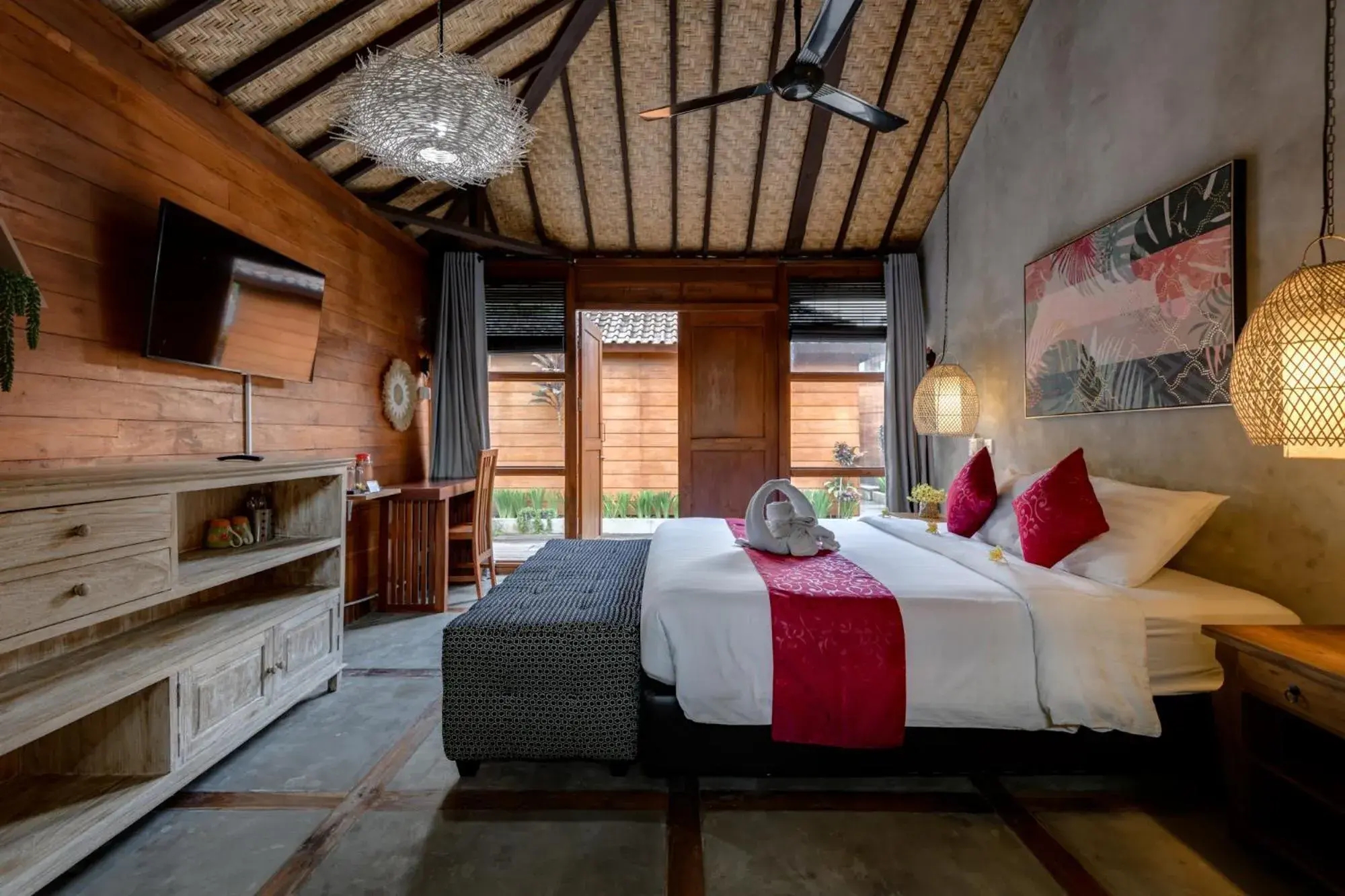 Photo of the whole room, Bed in Turtle Villas, Canggu Managed by Manara Photo of the whole room, Bed in Turtle Villas, Canggu Managed by Manara