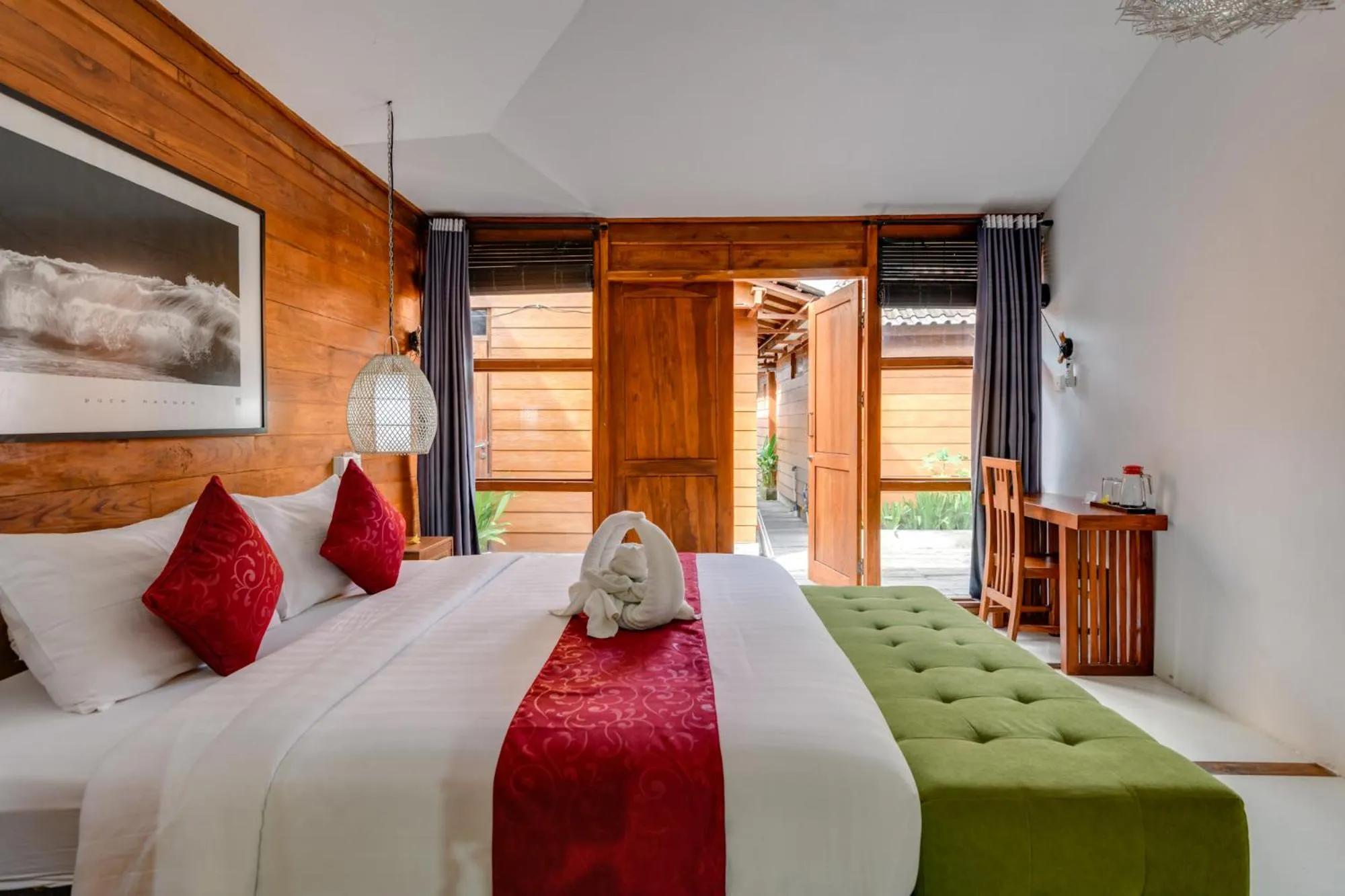 Bedroom, Bed in Turtle Villas, Canggu Managed by Manara