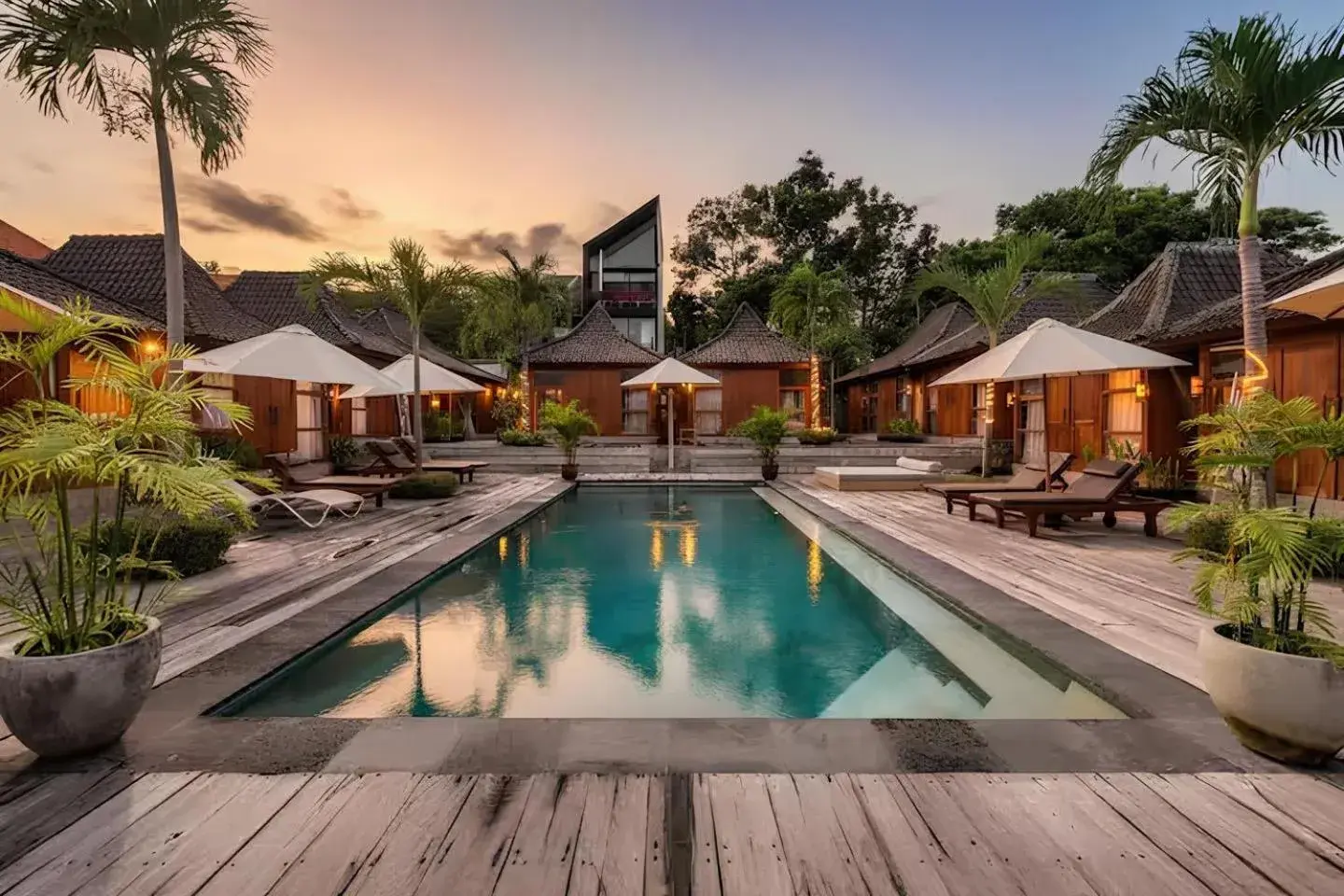 Swimming pool in Turtle Villas, Canggu Managed by Manara Swimming pool in Turtle Villas, Canggu Managed by Manara