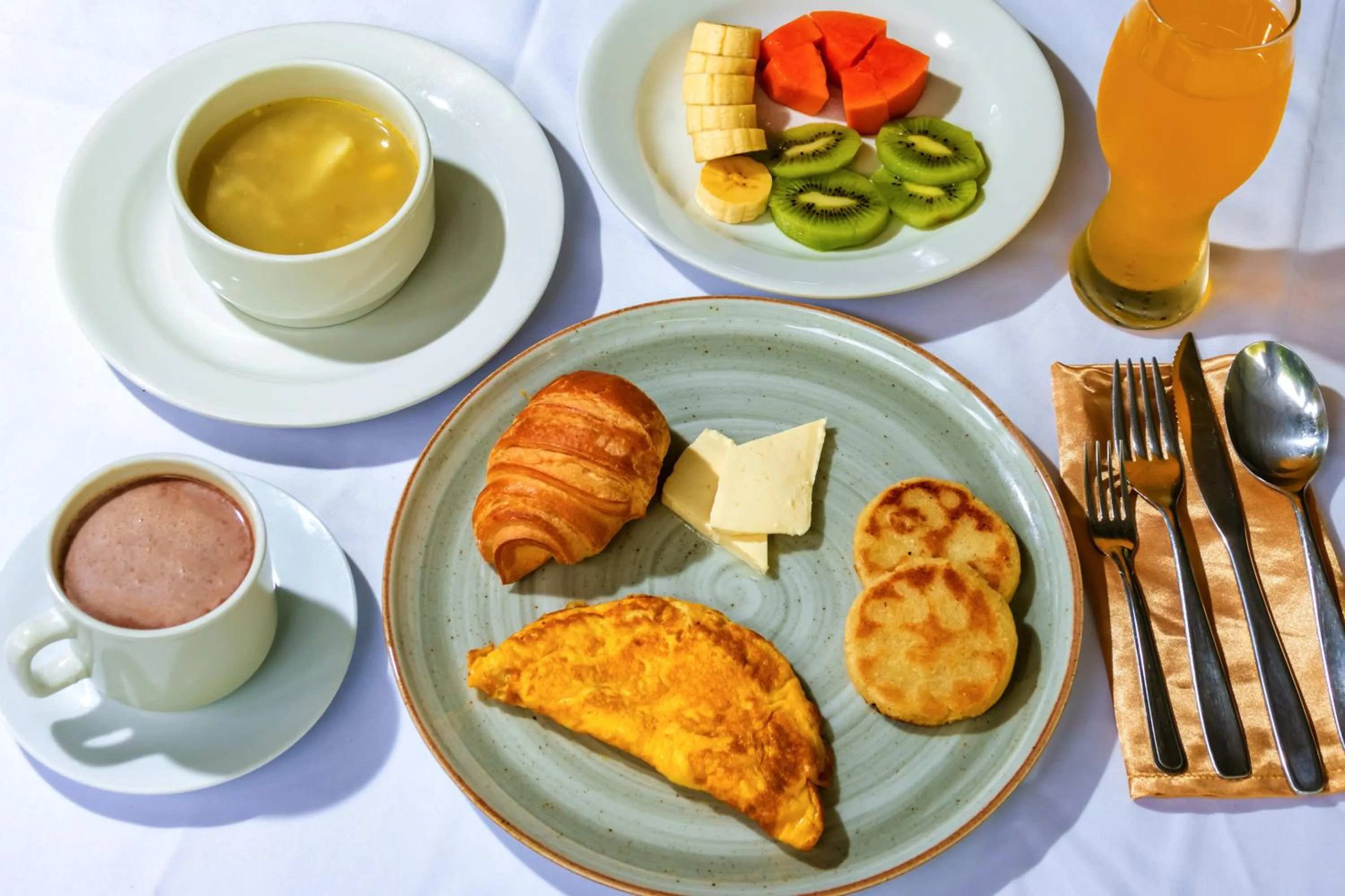 Breakfast in NQ Hotel Orinoquia