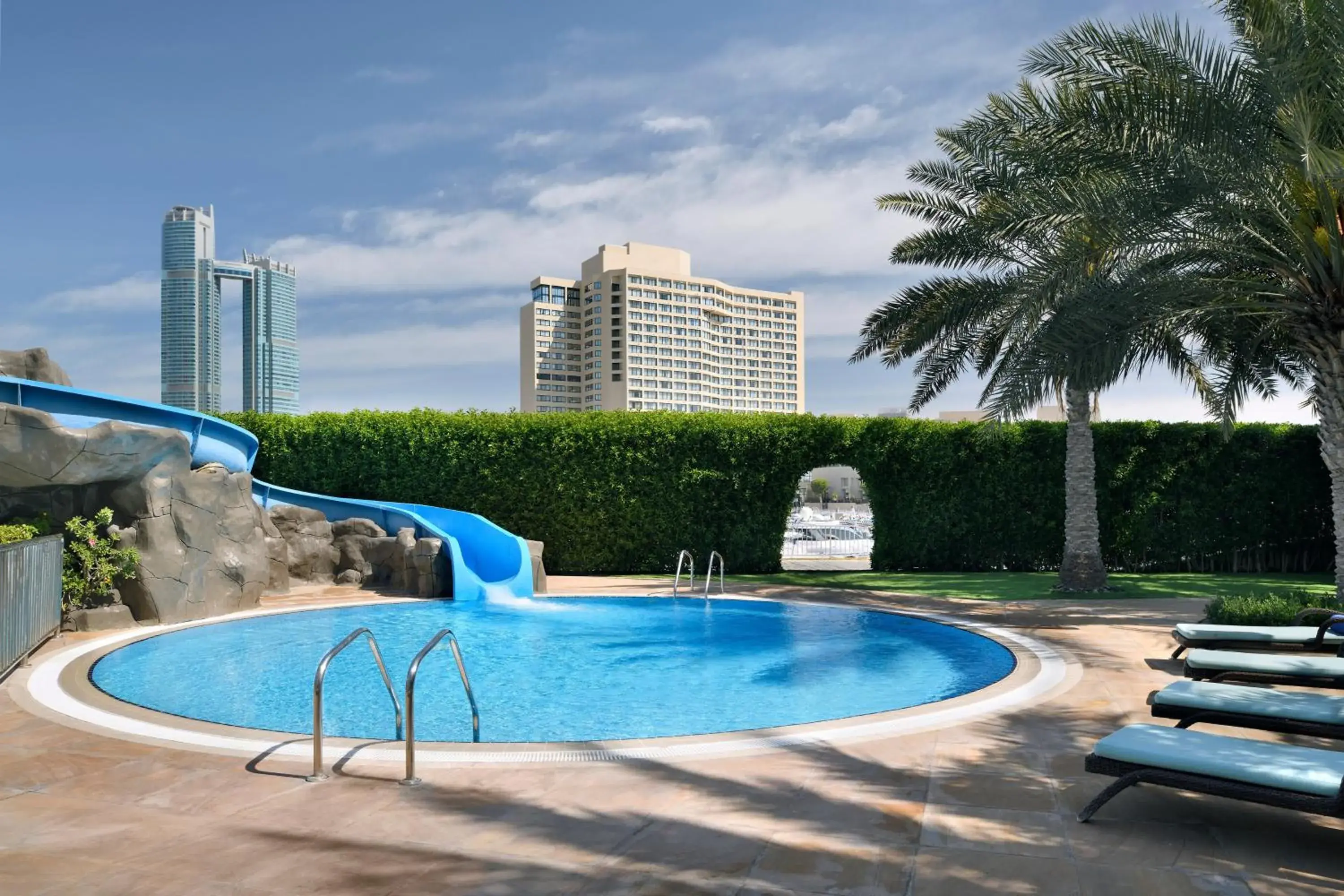 Swimming pool in InterContinental Abu Dhabi by IHG Swimming pool in InterContinental Abu Dhabi by IHG