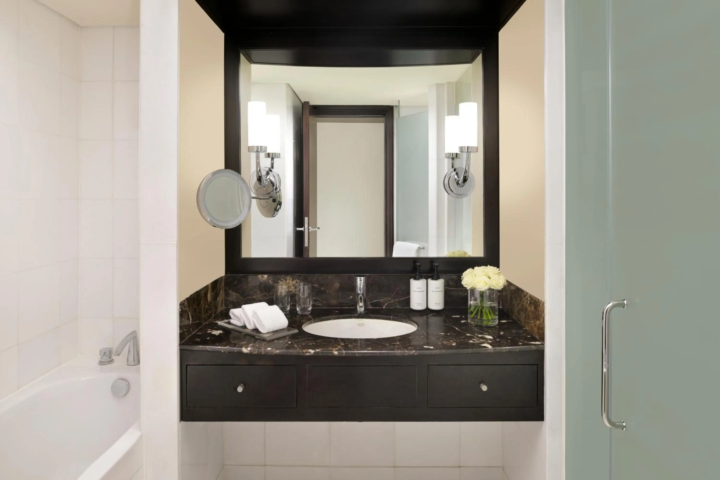 Bathroom in InterContinental Abu Dhabi by IHG