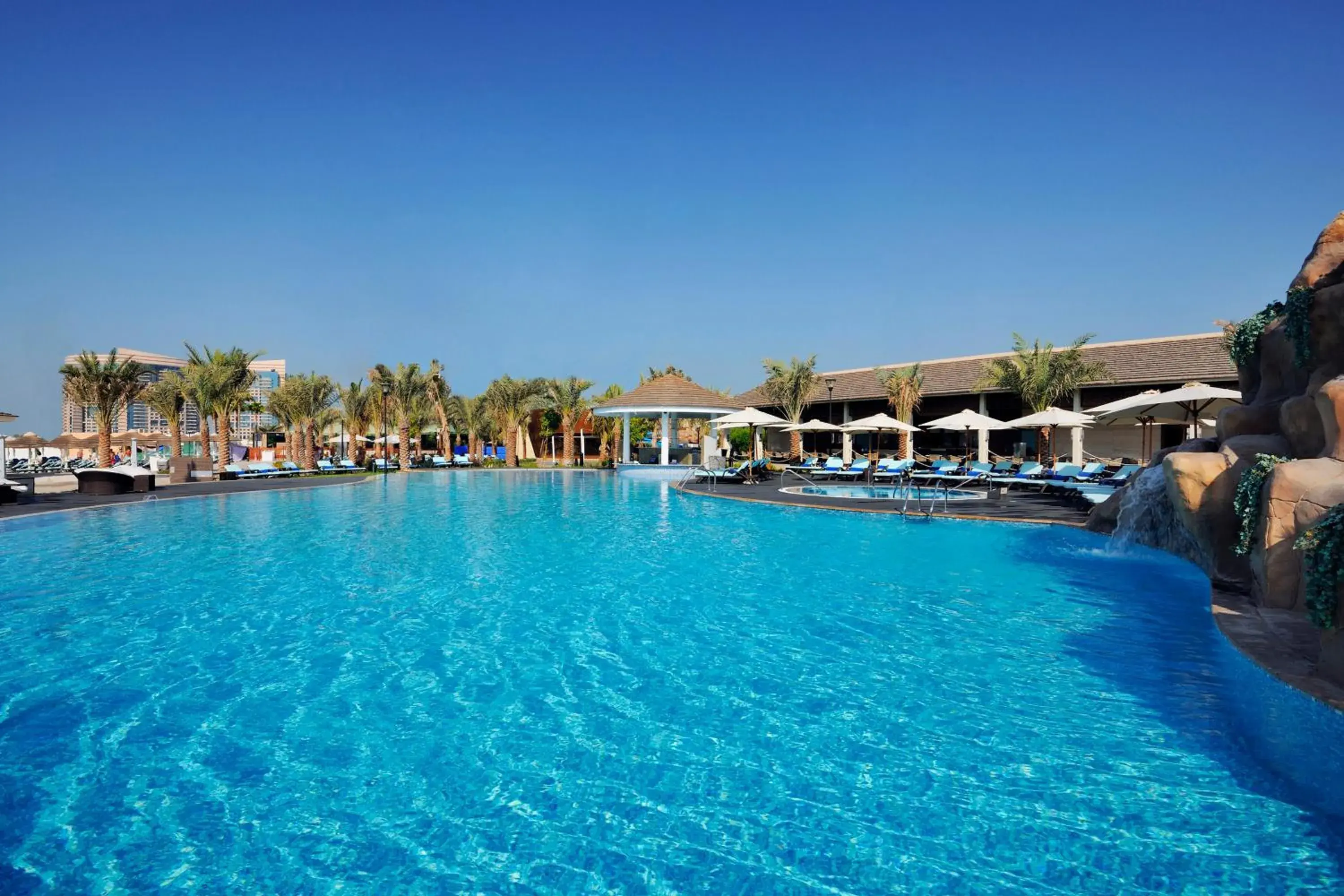 Swimming pool in InterContinental Abu Dhabi by IHG Swimming pool in InterContinental Abu Dhabi by IHG
