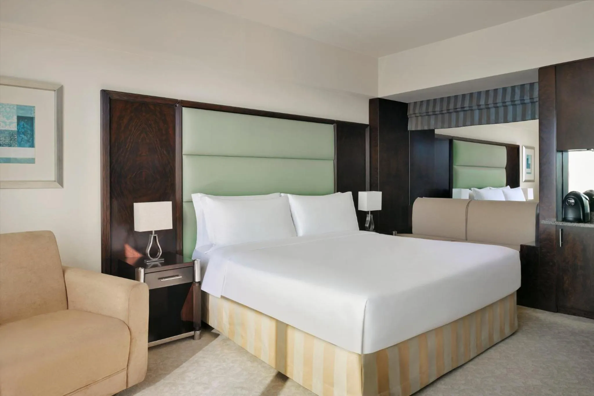 Photo of the whole room, Bed in InterContinental Abu Dhabi by IHG