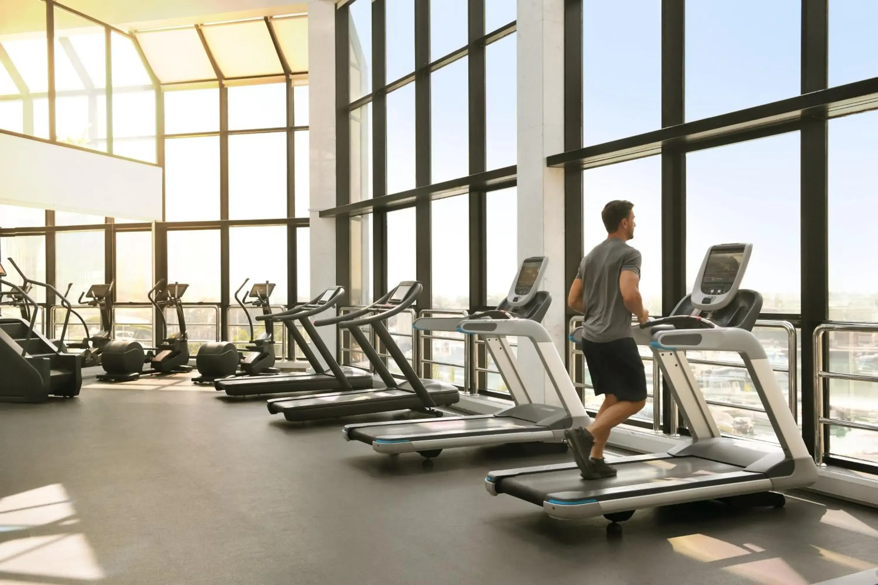 Fitness centre/facilities in InterContinental Abu Dhabi by IHG Fitness centre/facilities in InterContinental Abu Dhabi by IHG