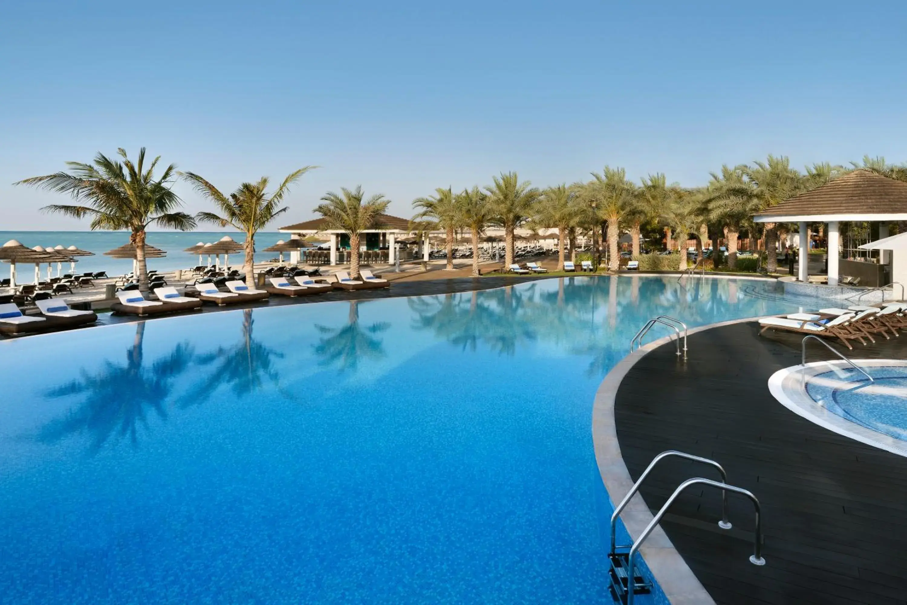 Swimming pool in InterContinental Abu Dhabi by IHG Swimming pool in InterContinental Abu Dhabi by IHG