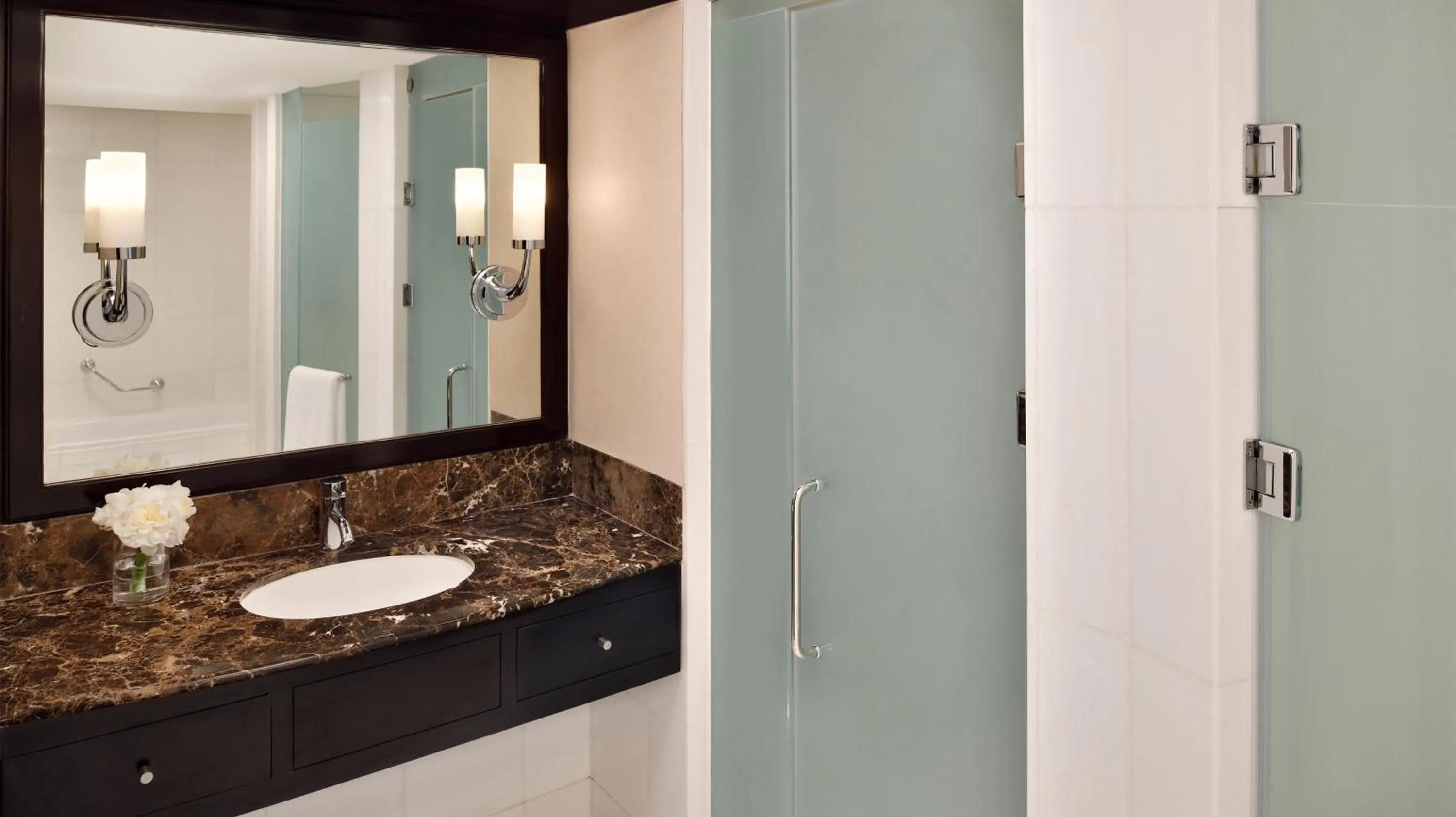 Bathroom in InterContinental Abu Dhabi by IHG