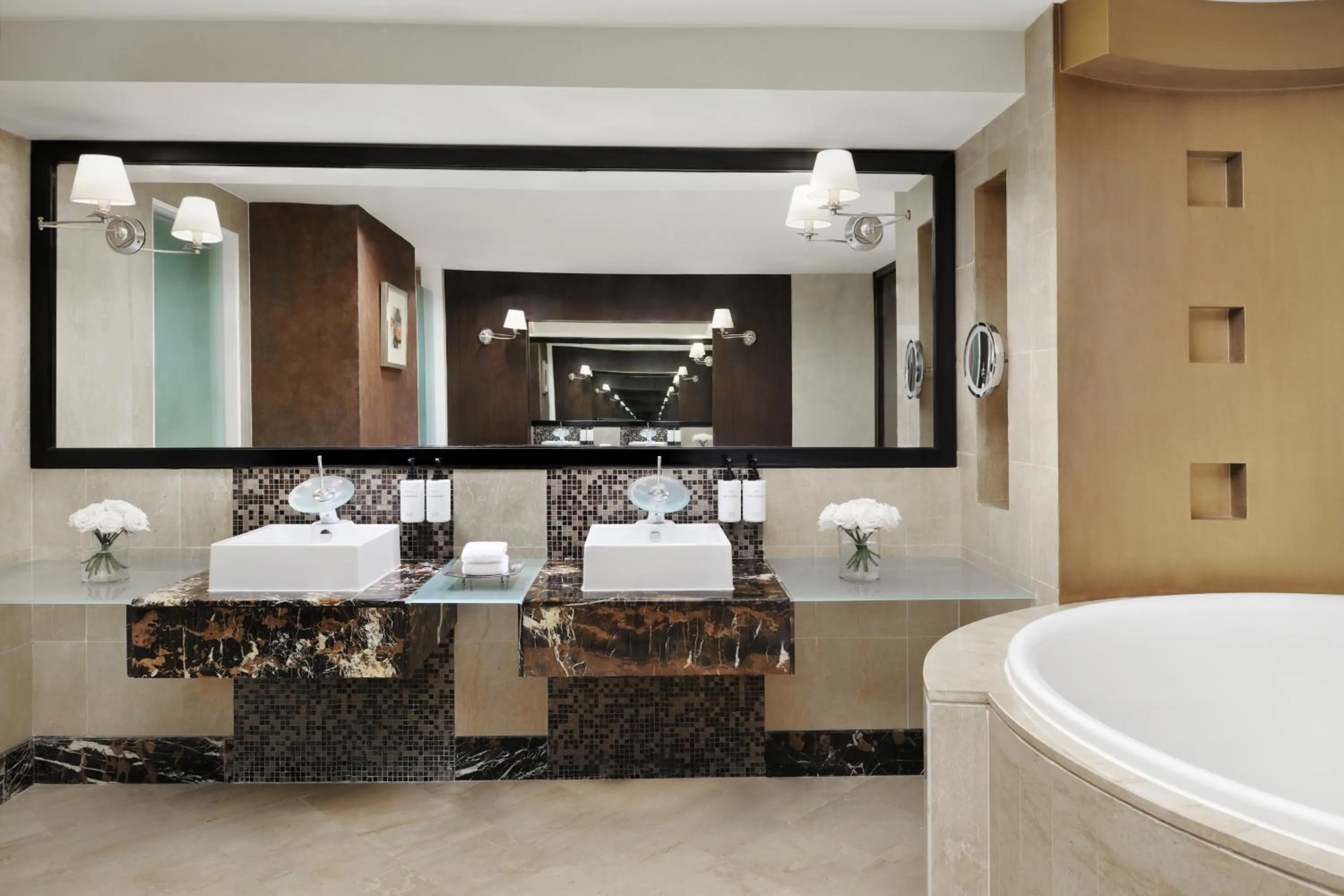 Bathroom in InterContinental Abu Dhabi by IHG