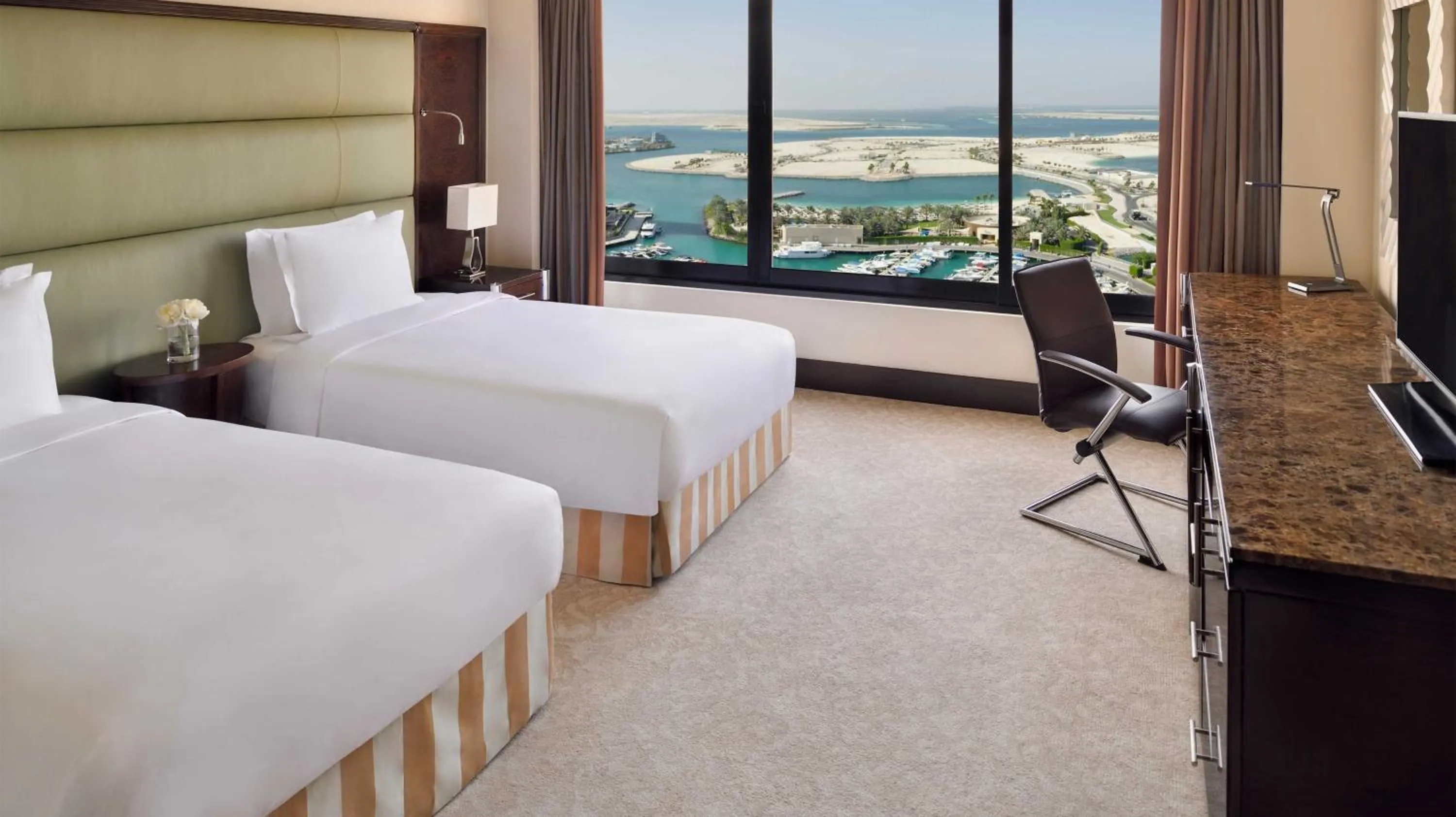 Photo of the whole room, Bed in InterContinental Abu Dhabi by IHG