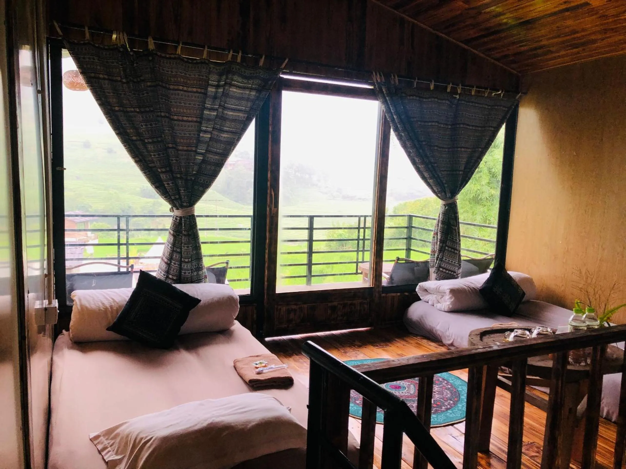 Bed in Sapa Plum Eco House