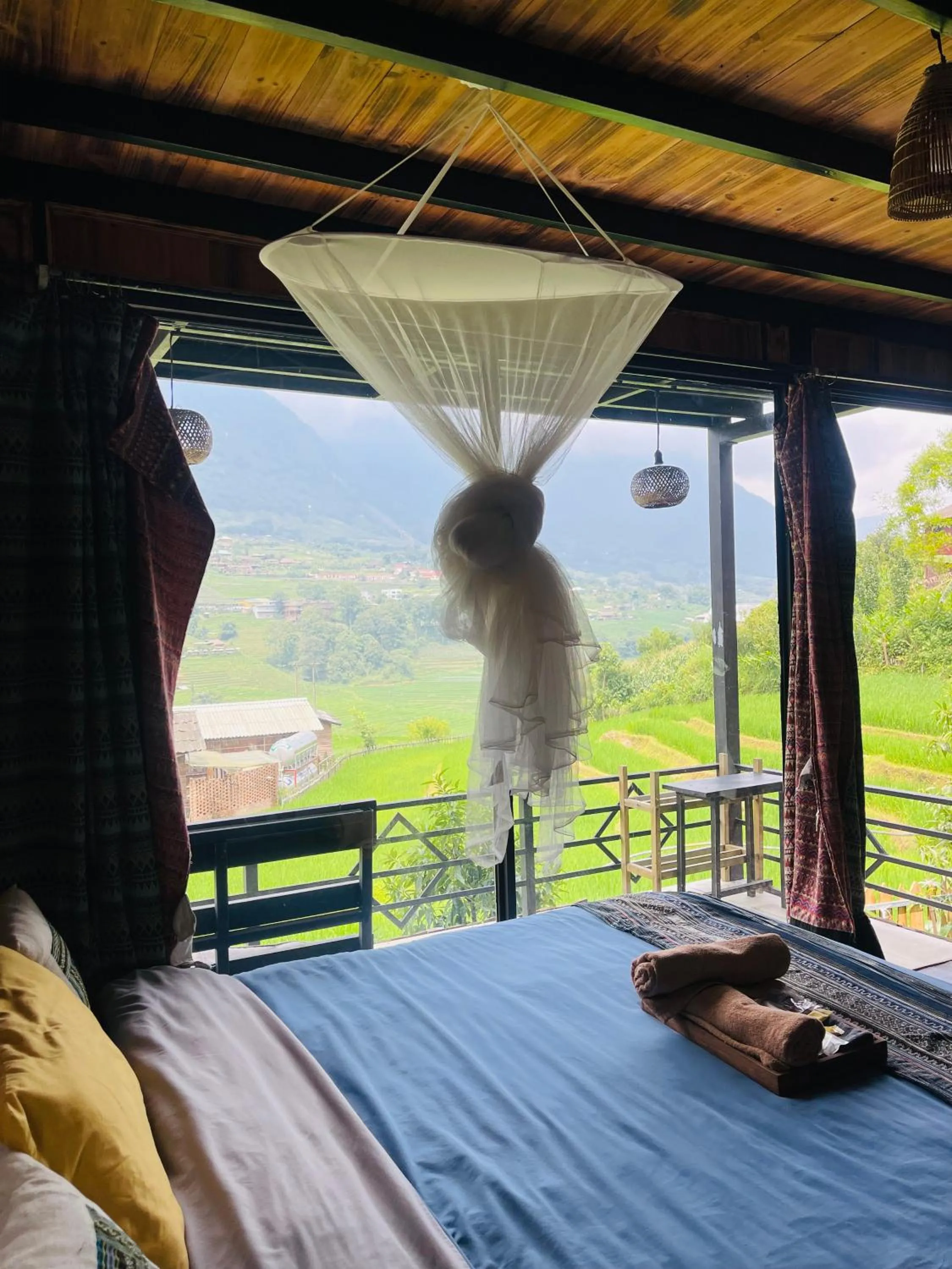 Bed in Sapa Plum Eco House