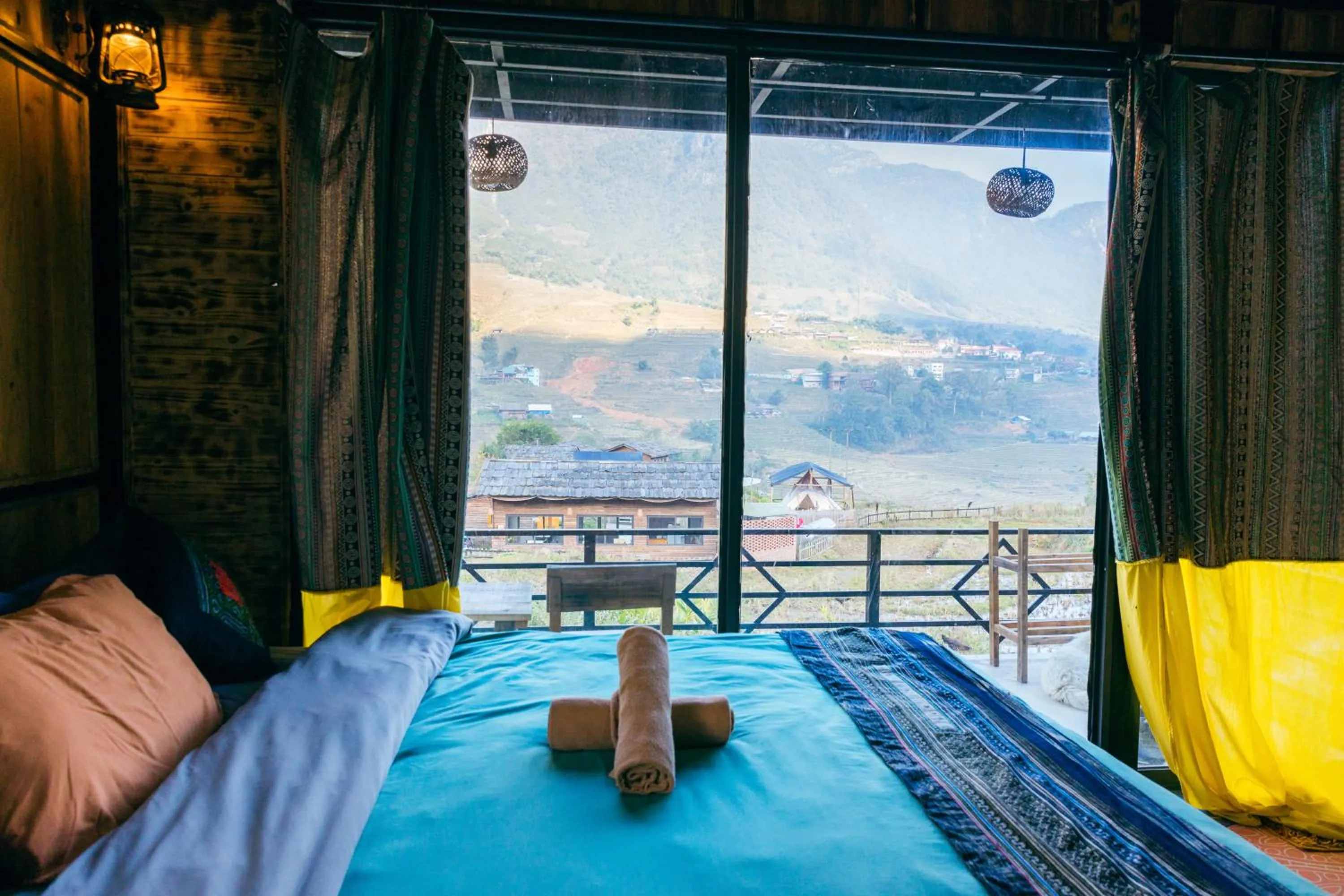 Bed in Sapa Plum Eco House