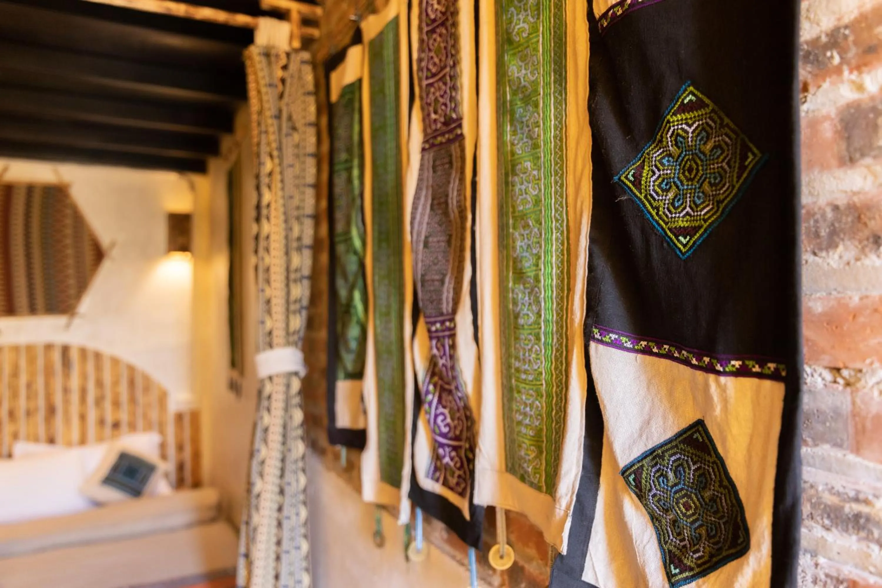 Bed in Sapa Plum Eco House