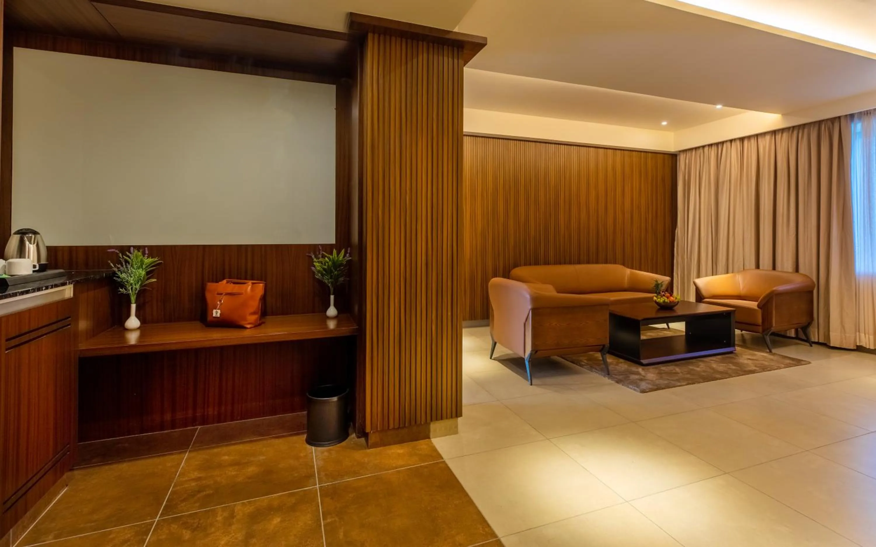 Living room in Hotel M Pro Palace Mysore - 12 Minutes to Mysore Palace