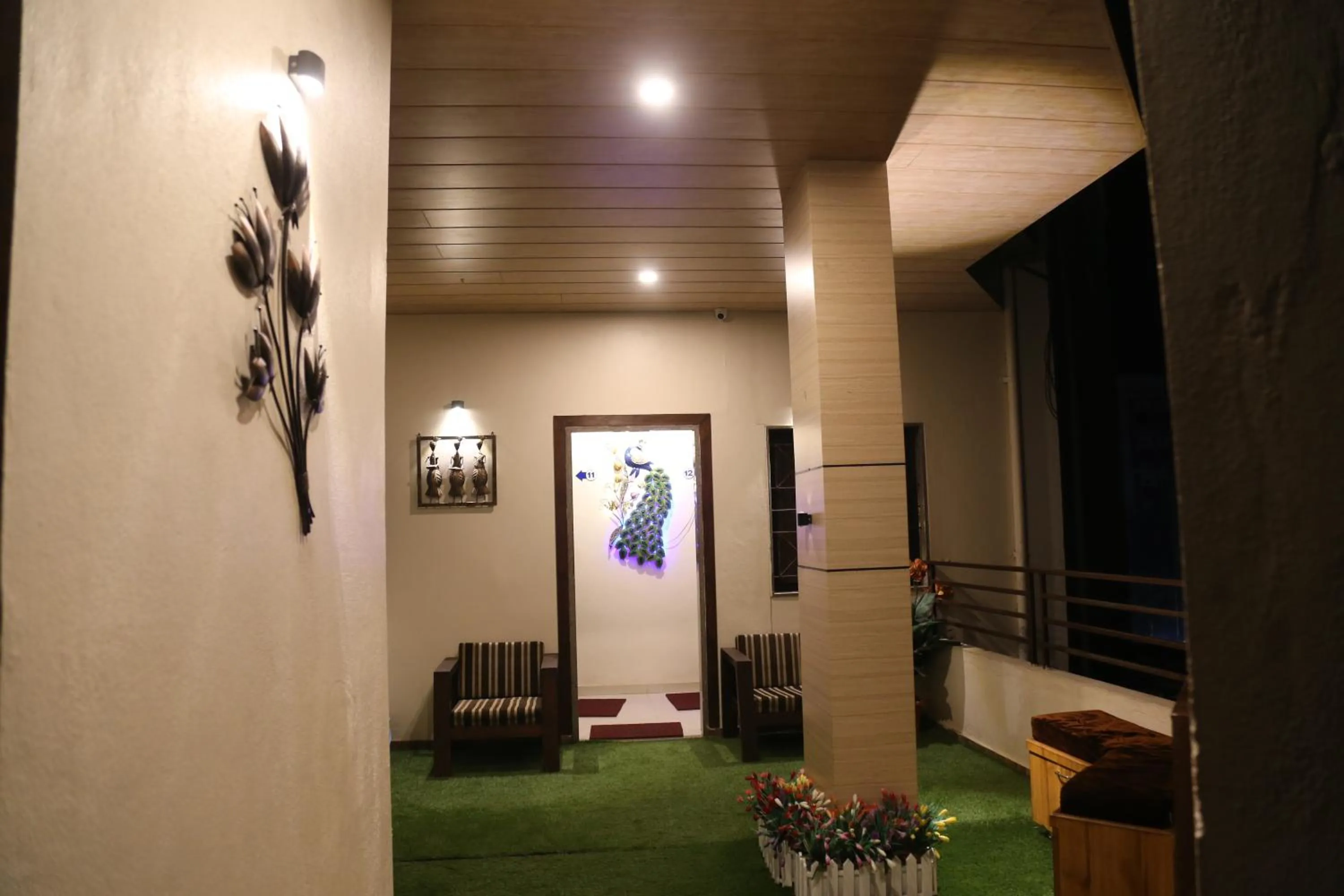 Seating area in Hotel Kissan