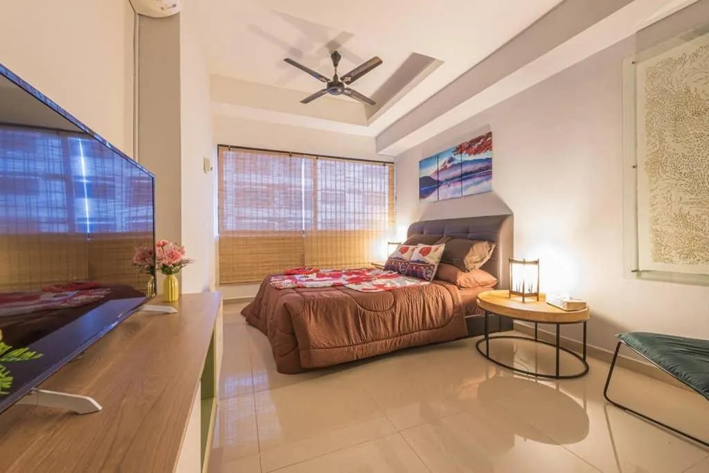 Bed in Fahrenheit88-Japan Theme Bukit Bintang Kuala Lumpur 2R2B 6Pax