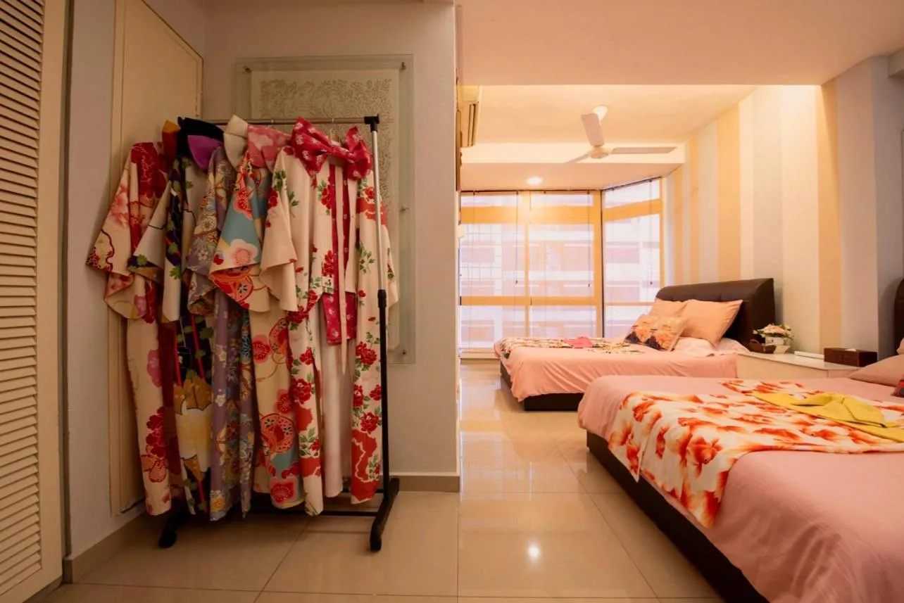 Bed in Fahrenheit88-Japan Theme Bukit Bintang Kuala Lumpur 2R2B 6Pax