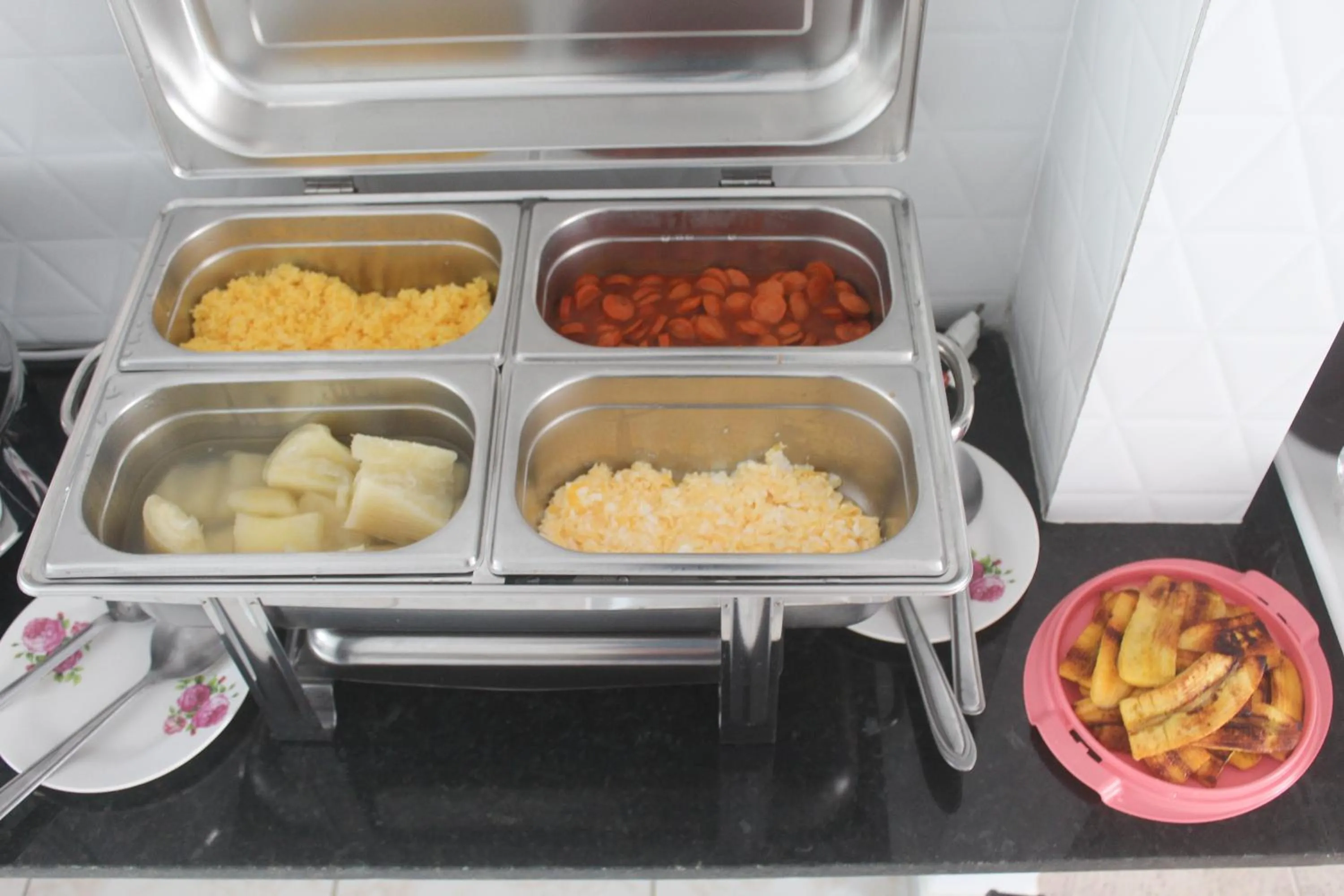 Buffet breakfast in POUSADA LYRIOS do MAR