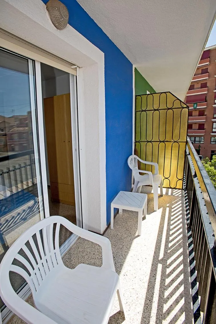 Balcony/Terrace in Hostal El Mercat