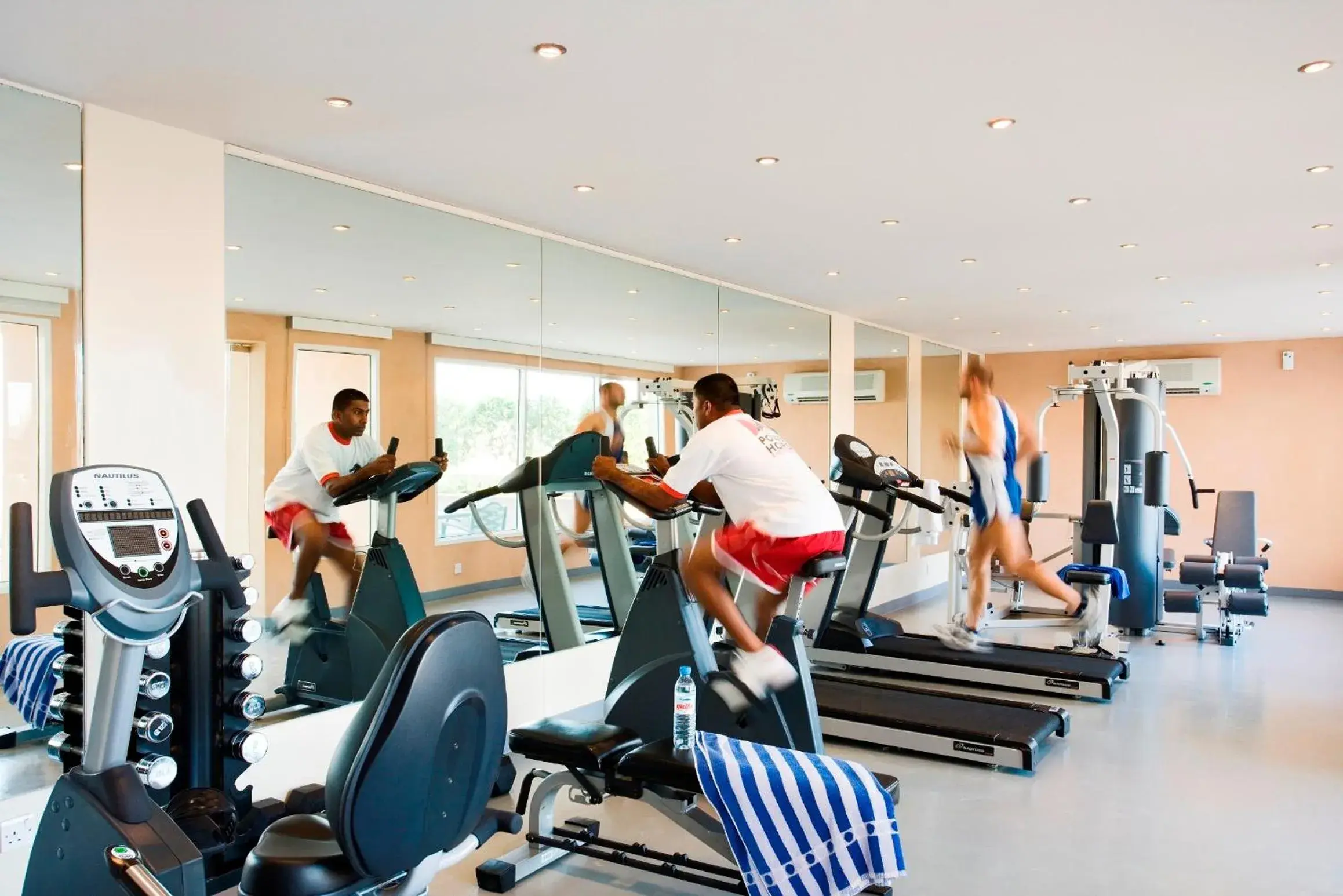 Fitness centre/facilities in Treffen House Doha - Souq Waqif and next to Msheireb Metro Station Fitness centre/facilities in Treffen House Doha - Souq Waqif and next to Msheireb Metro Station