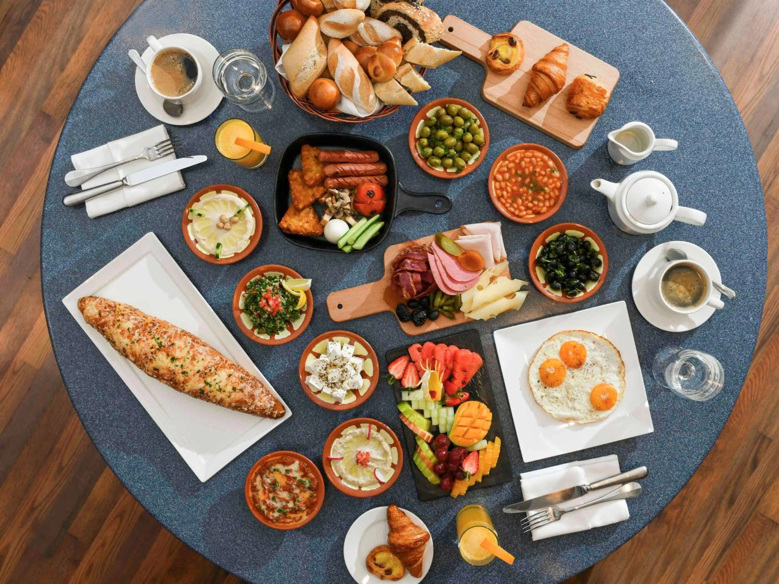 Restaurant/places to eat in Treffen House Doha - Souq Waqif and next to Msheireb Metro Station