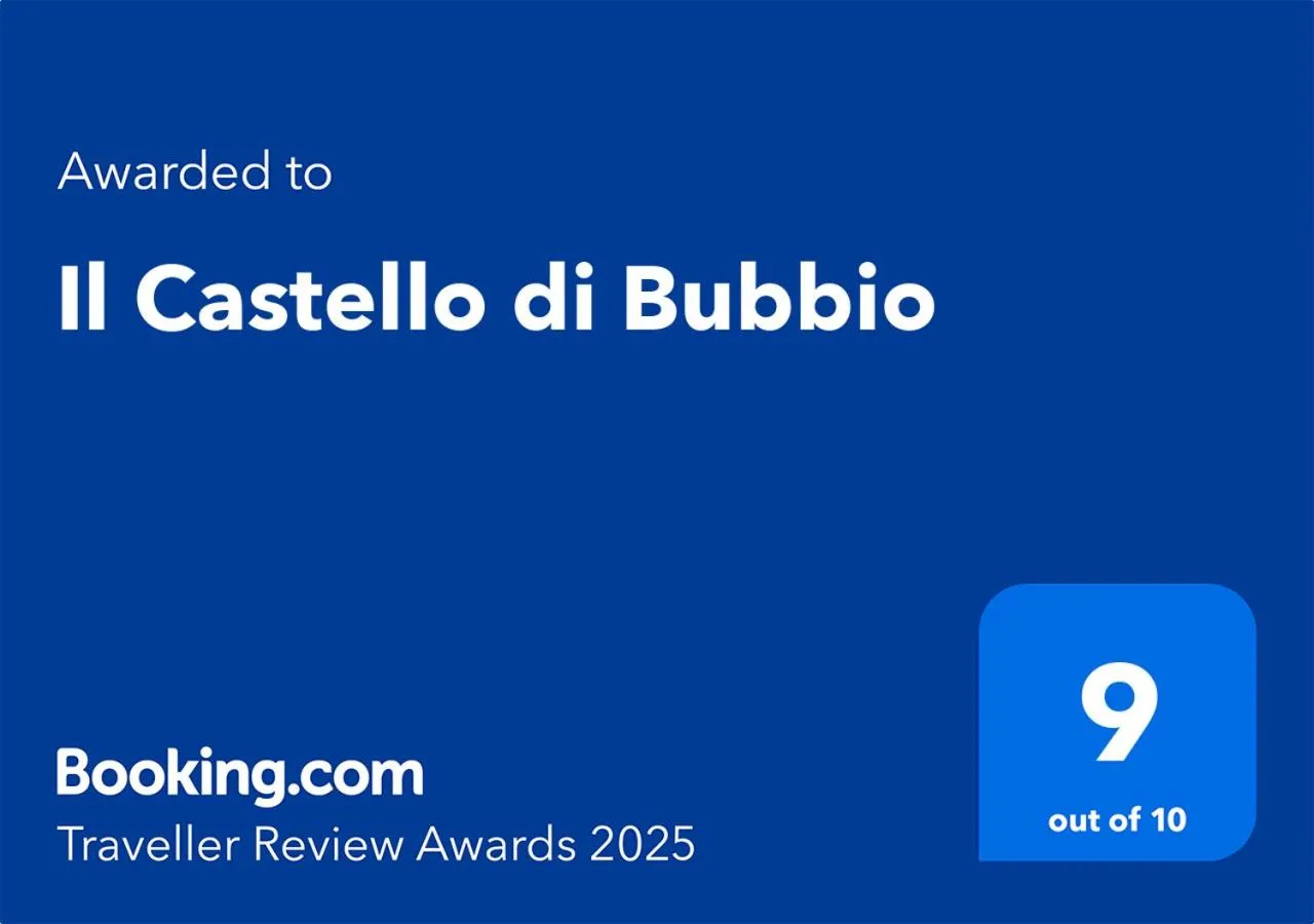 Certificate/Award in Il Castello di Bubbio