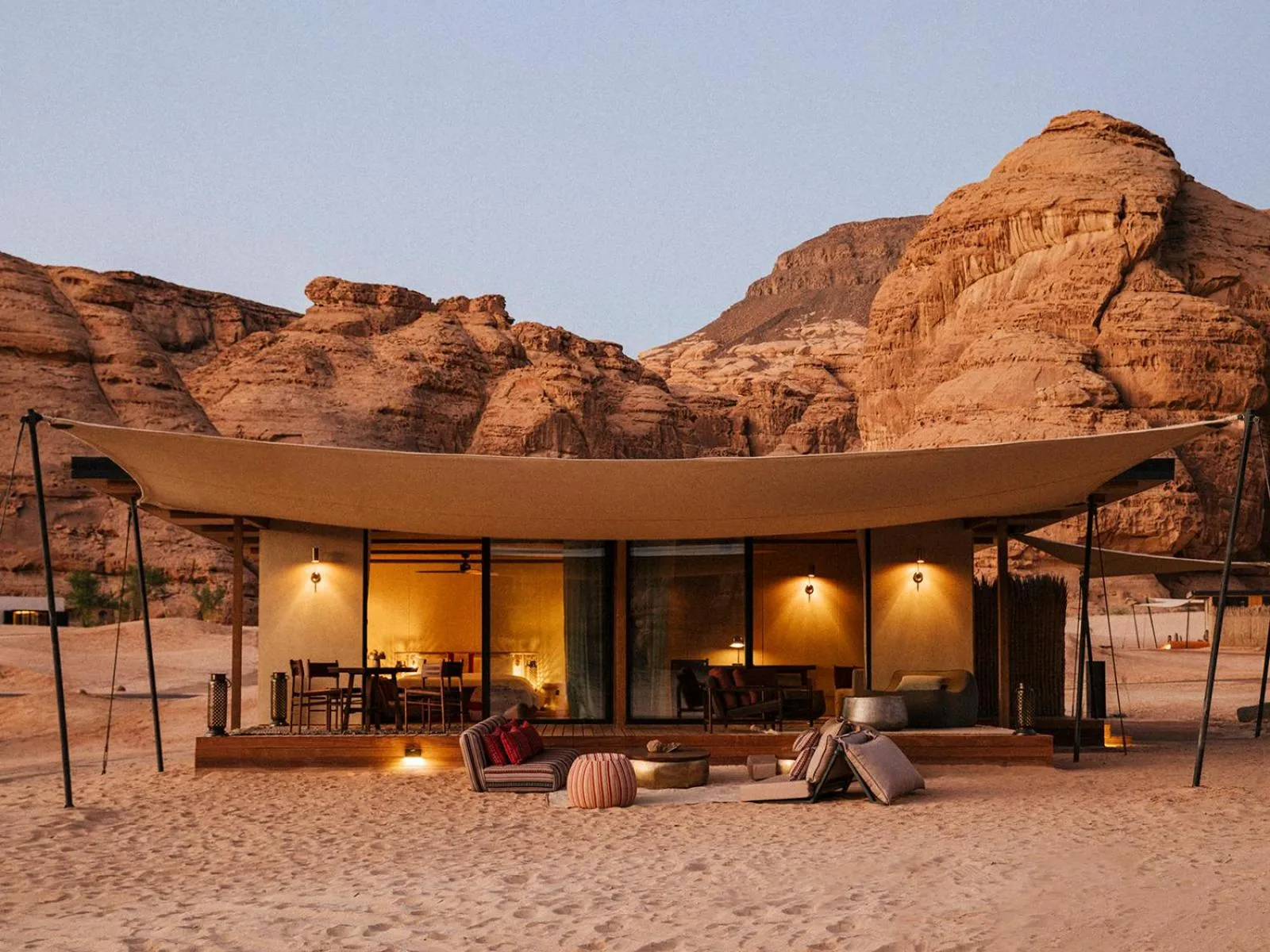 Natural landscape in Our Habitas AlUla