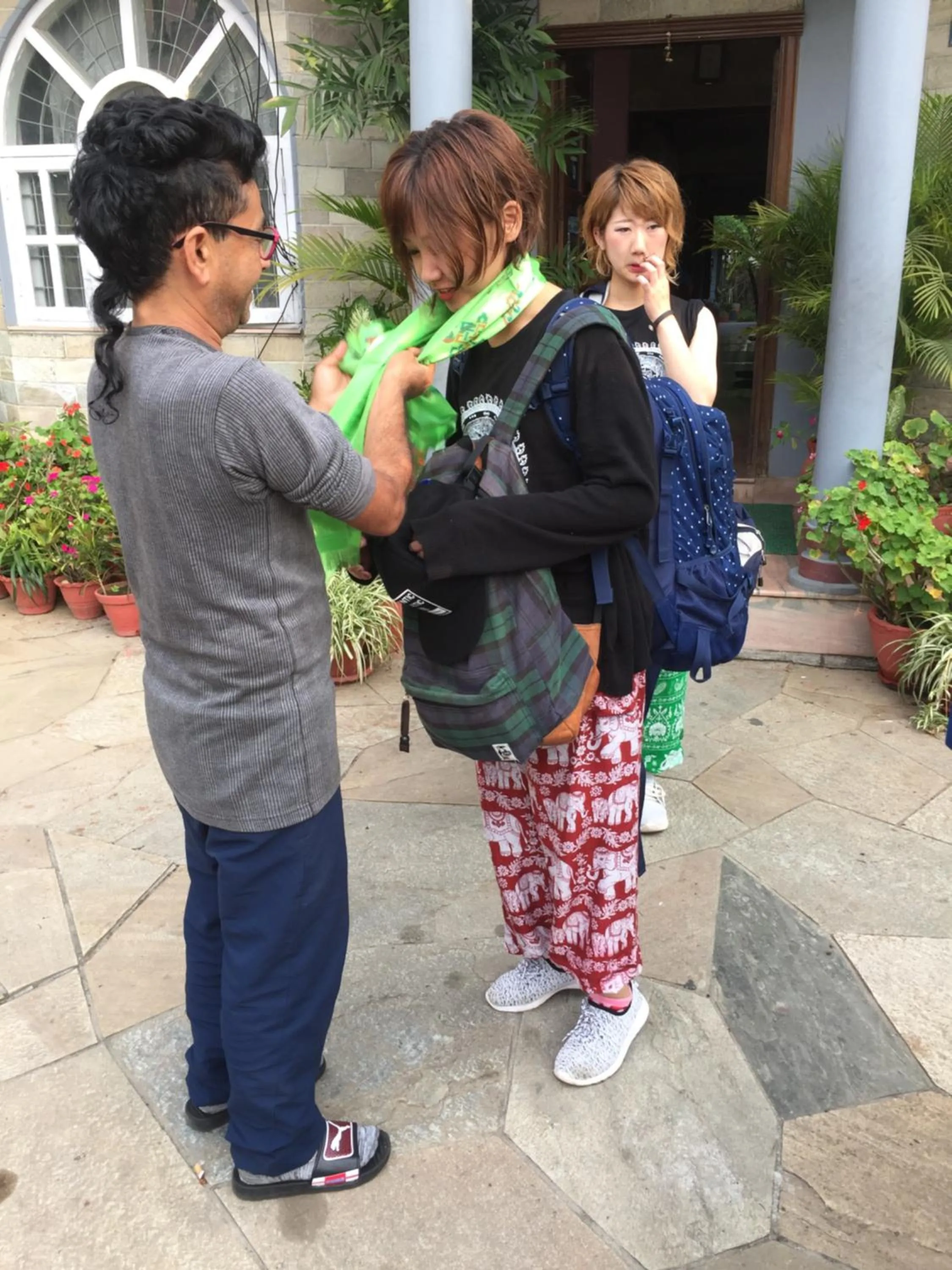 People in Hotel Fishtail Villa