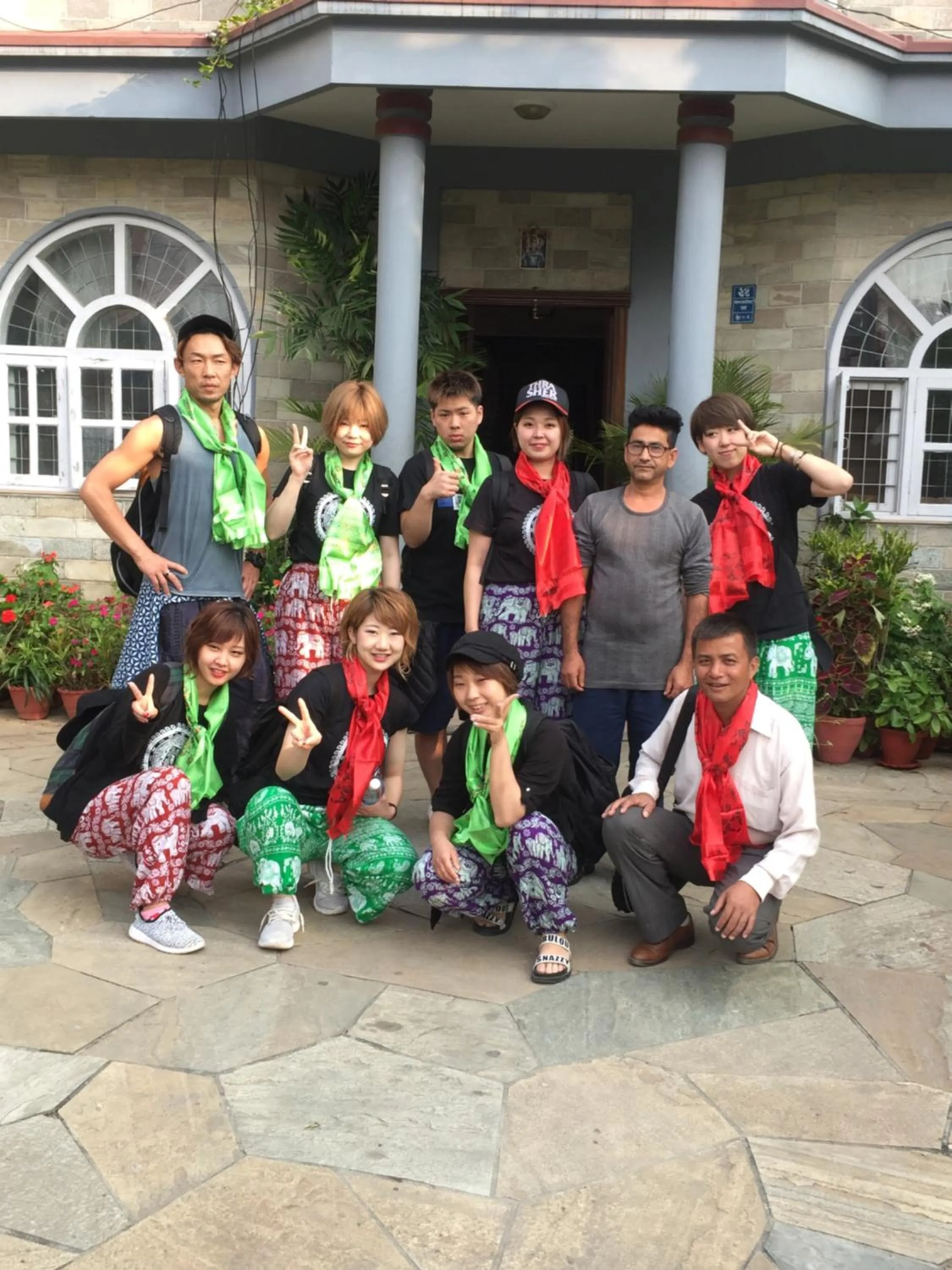 People in Hotel Fishtail Villa