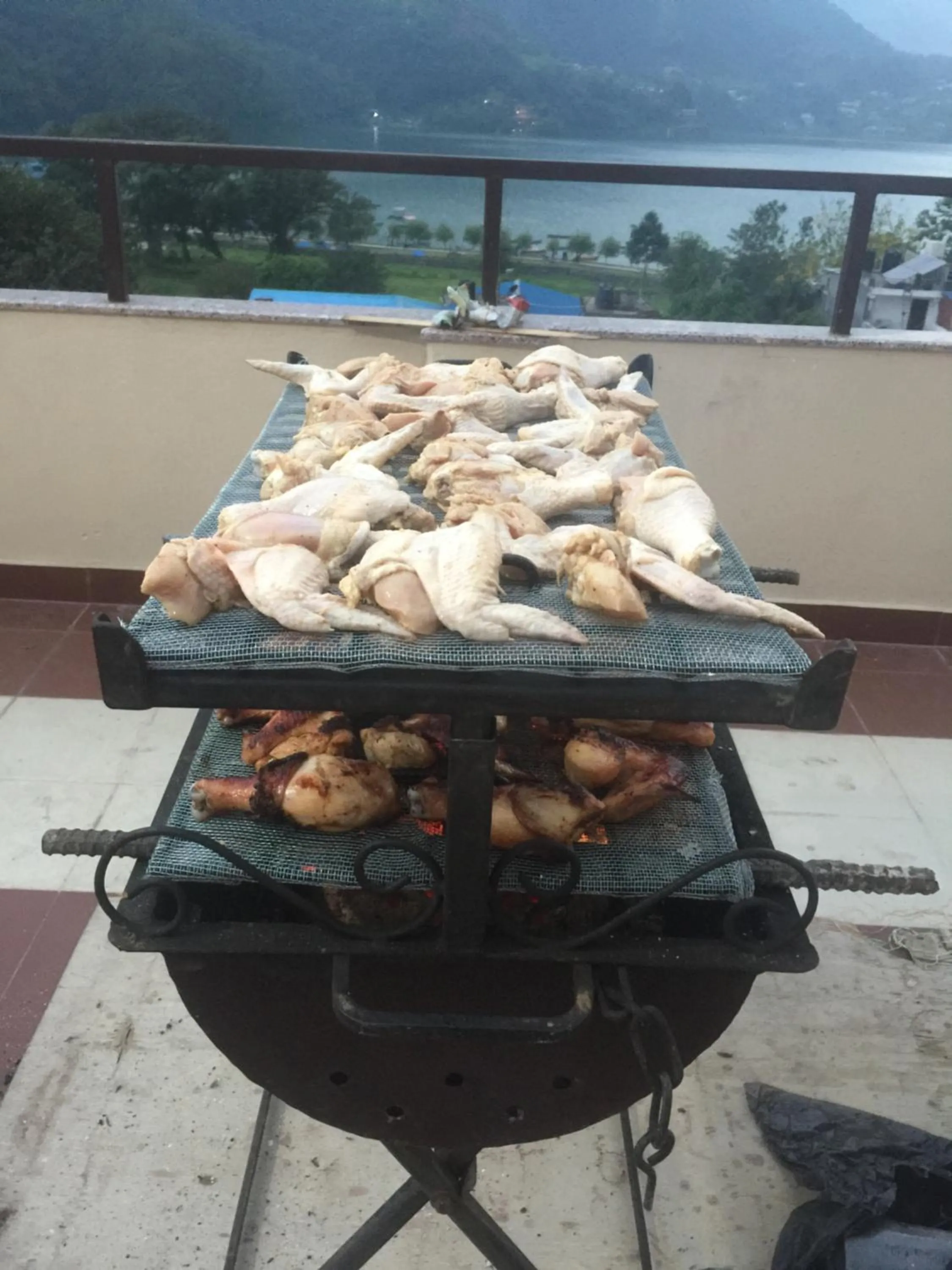BBQ facilities in Hotel Fishtail Villa