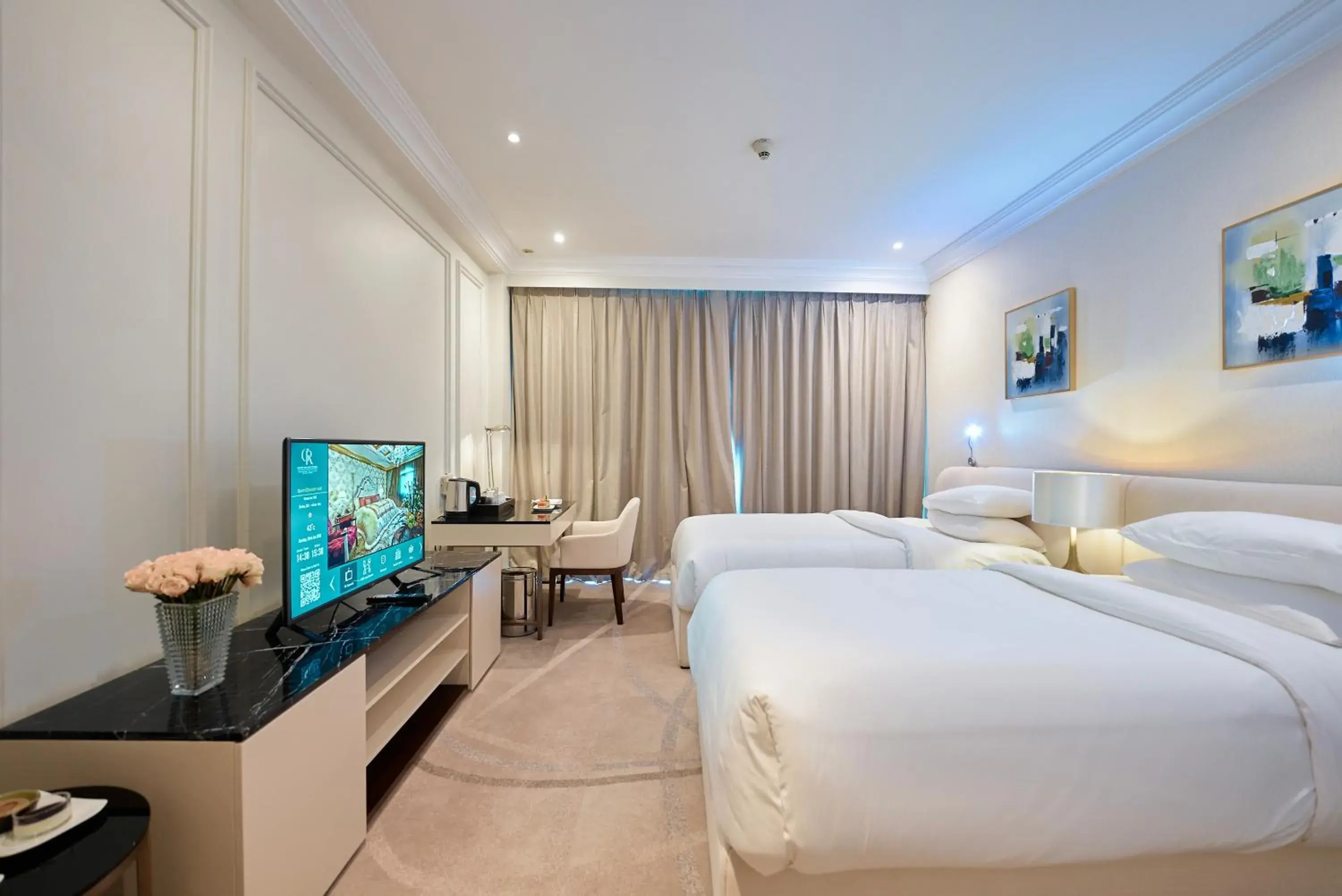 TV and multimedia, Bed in Grand Regency Doha, Trademark Collection by Wyndham TV and multimedia, Bed in Grand Regency Doha, Trademark Collection by Wyndham