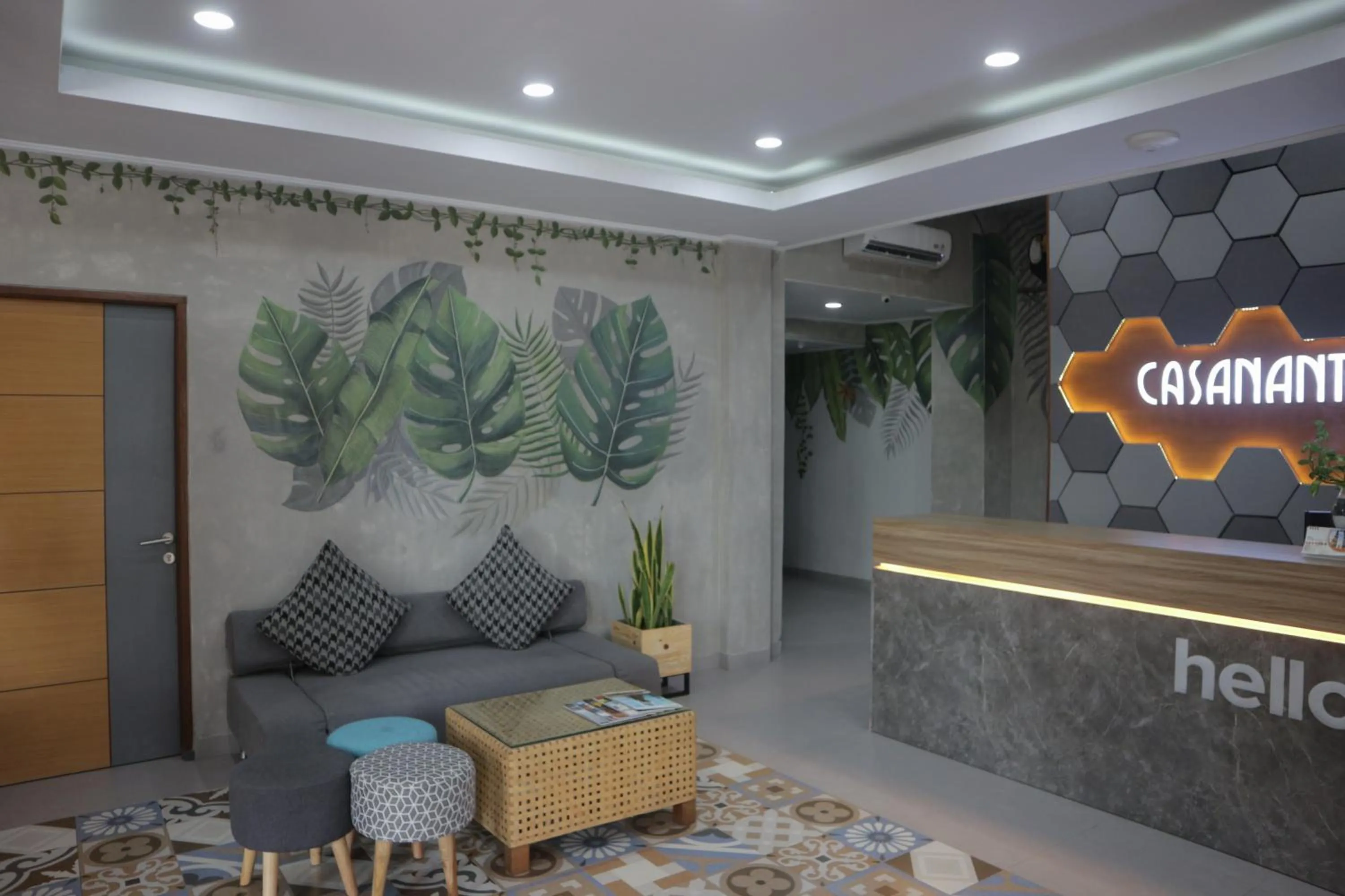 Seating area in Casananta Seminyak