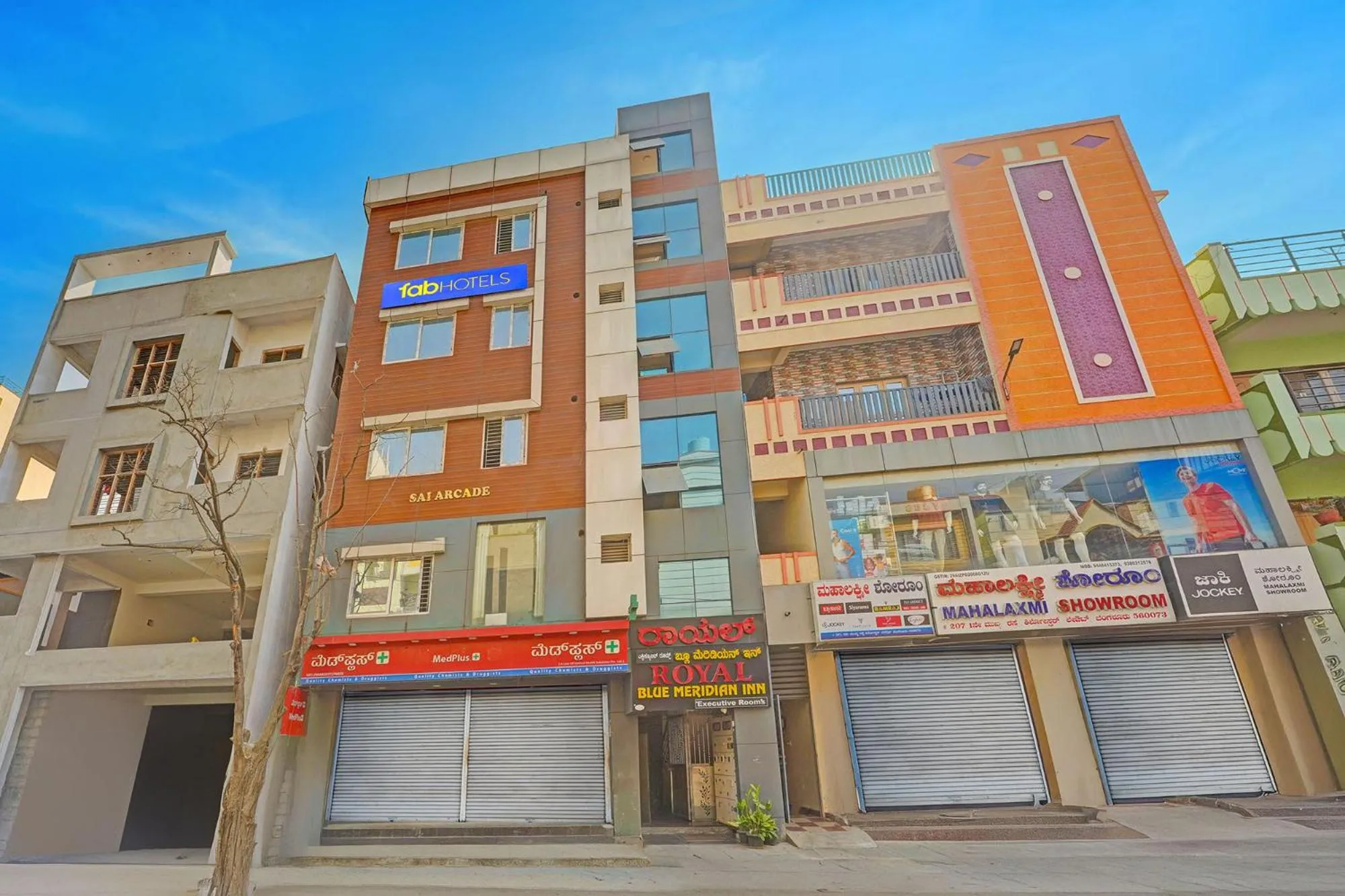 Property building in FabHotel Royal Blue Meridian Inn