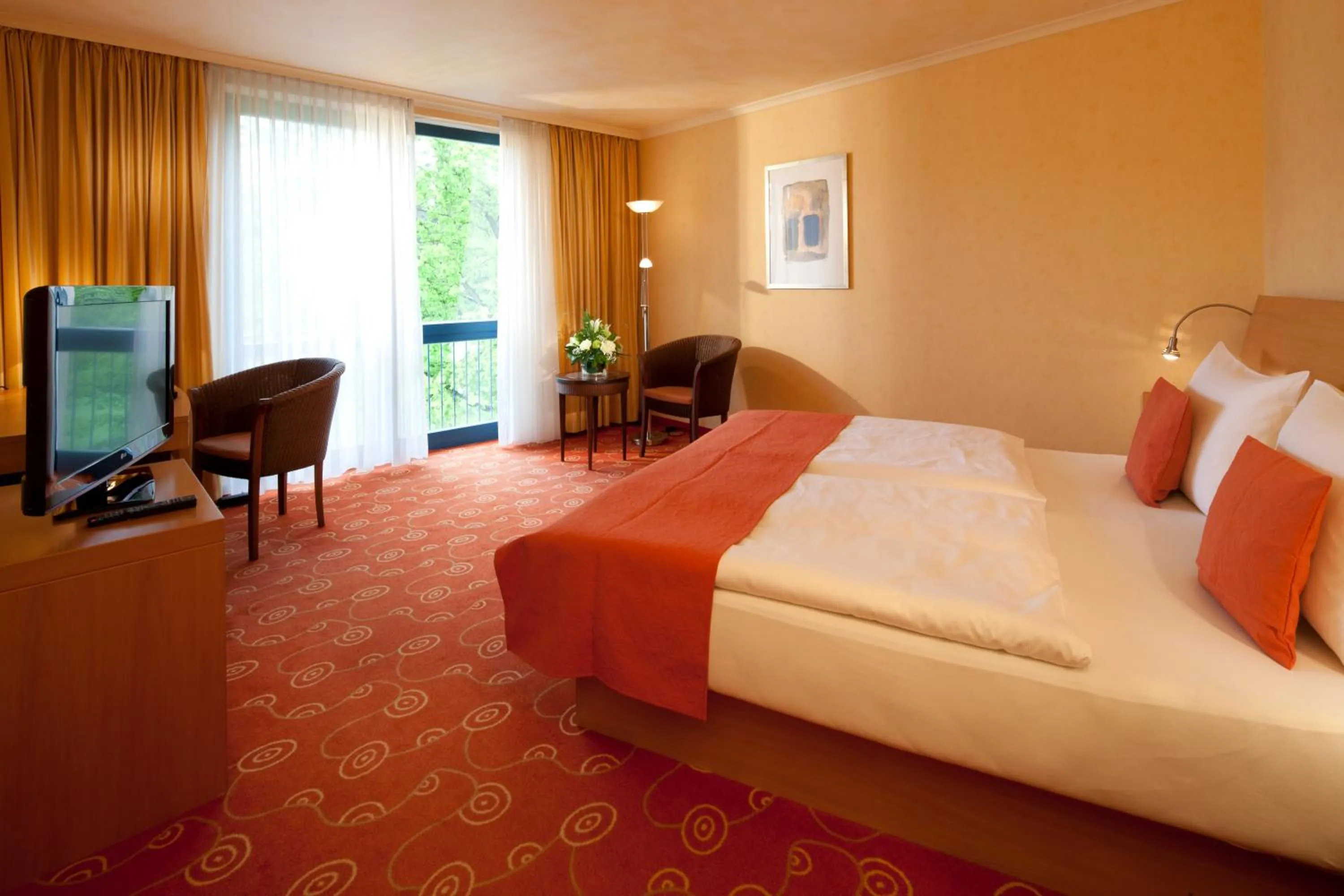Bed in Vital Hotel Westfalen Therme Wellness Resort & SPA