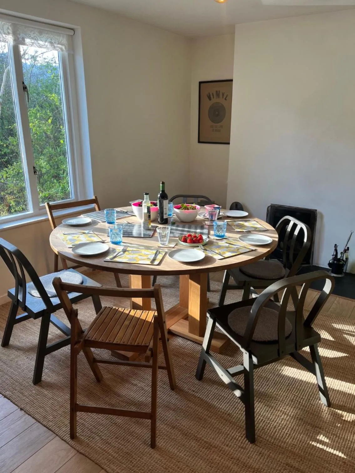 Dining area in 4 Balvaig Cottage, Strathyre